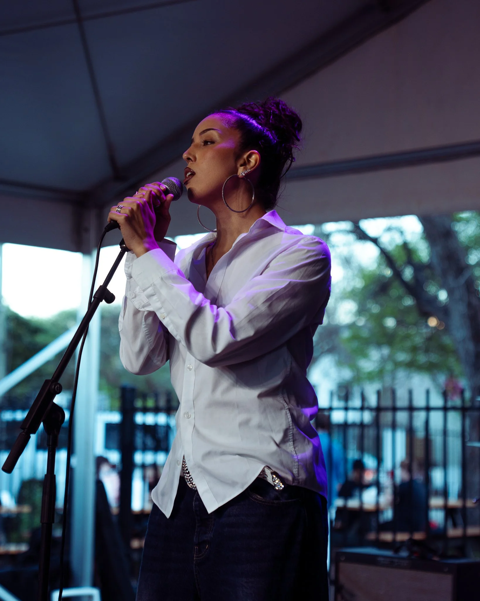  R&amp;B artist Grace Sorenson performs an acoustic set at SXSW’s “Made In Austin” showcase at Zilker Brewing Company. 