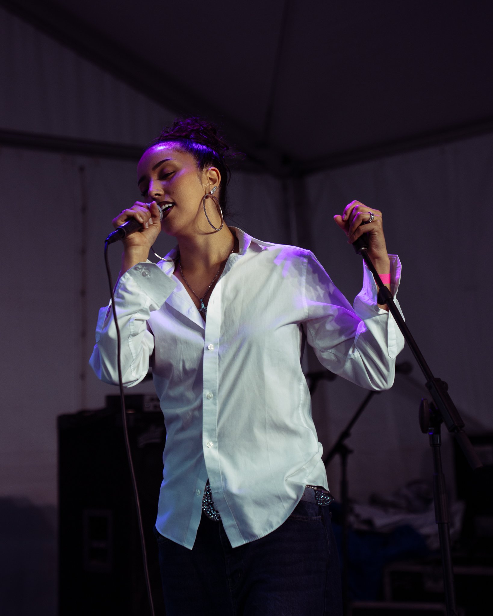  R&amp;B artist Grace Sorenson performs an acoustic set at SXSW’s “Made In Austin” showcase at Zilker Brewing Company. 