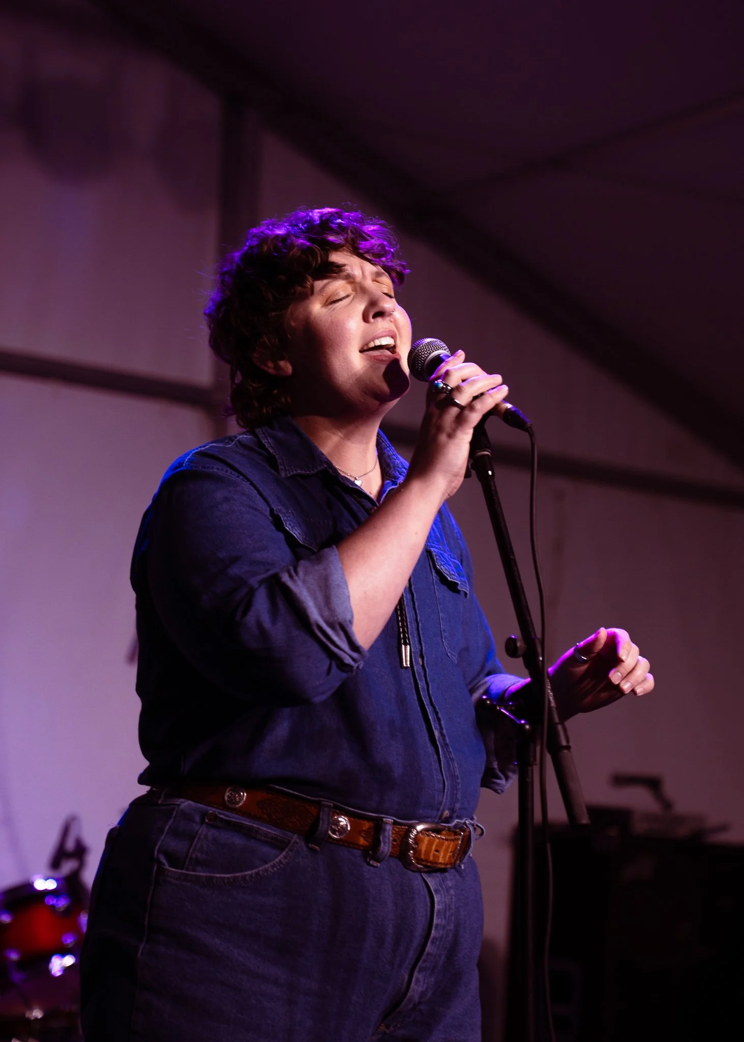  Next of Kin, an Austin-based alt-country trio, performs a stripped down set at SXSW’s “Made In Austin” showcase at Zilker Brewing Company. 