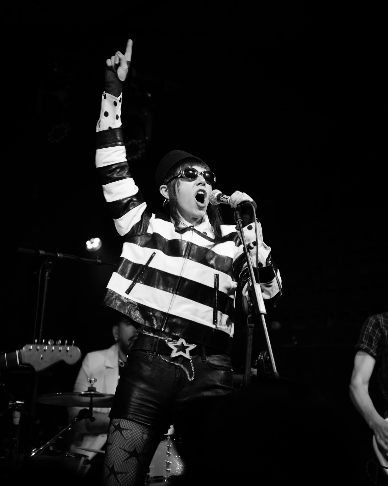  NYC-based alt-rock band Puzzled Panther performs at Casa Gogol Records’ showcase at Mohawk. 