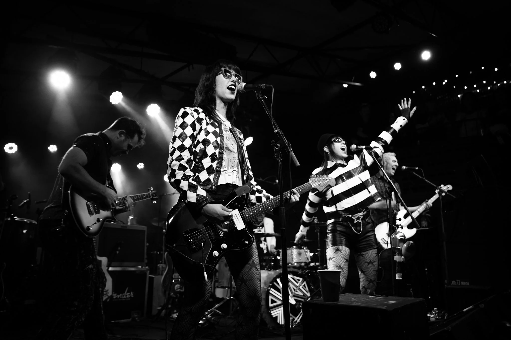  NYC-based alt-rock band Puzzled Panther performs at Casa Gogol Records’ showcase at Mohawk. 