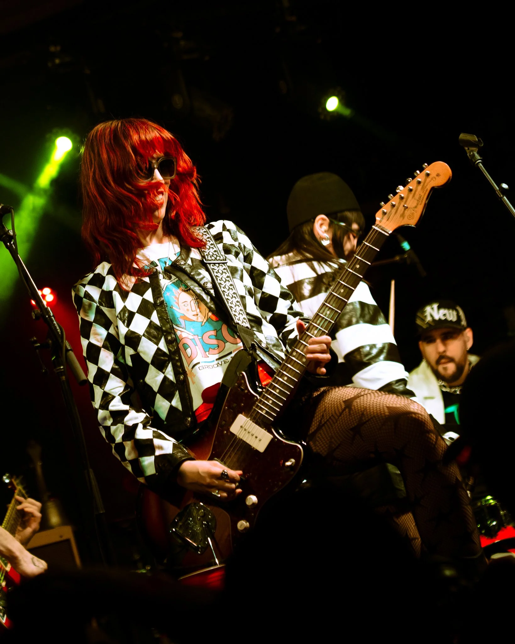  NYC-based alt-rock band Puzzled Panther performs at Casa Gogol Records’ showcase at Mohawk. 