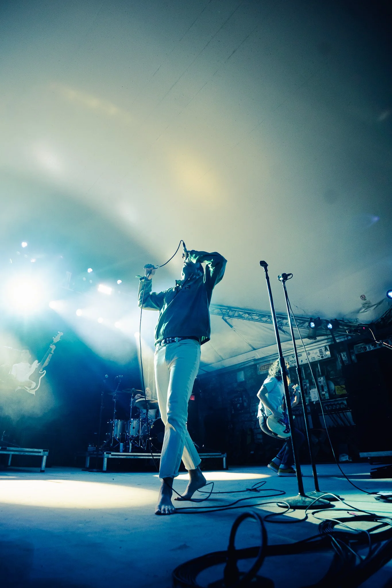  Ritter dances energetically about the stage after asking the crowd “Do you want to go into a time machine?” 