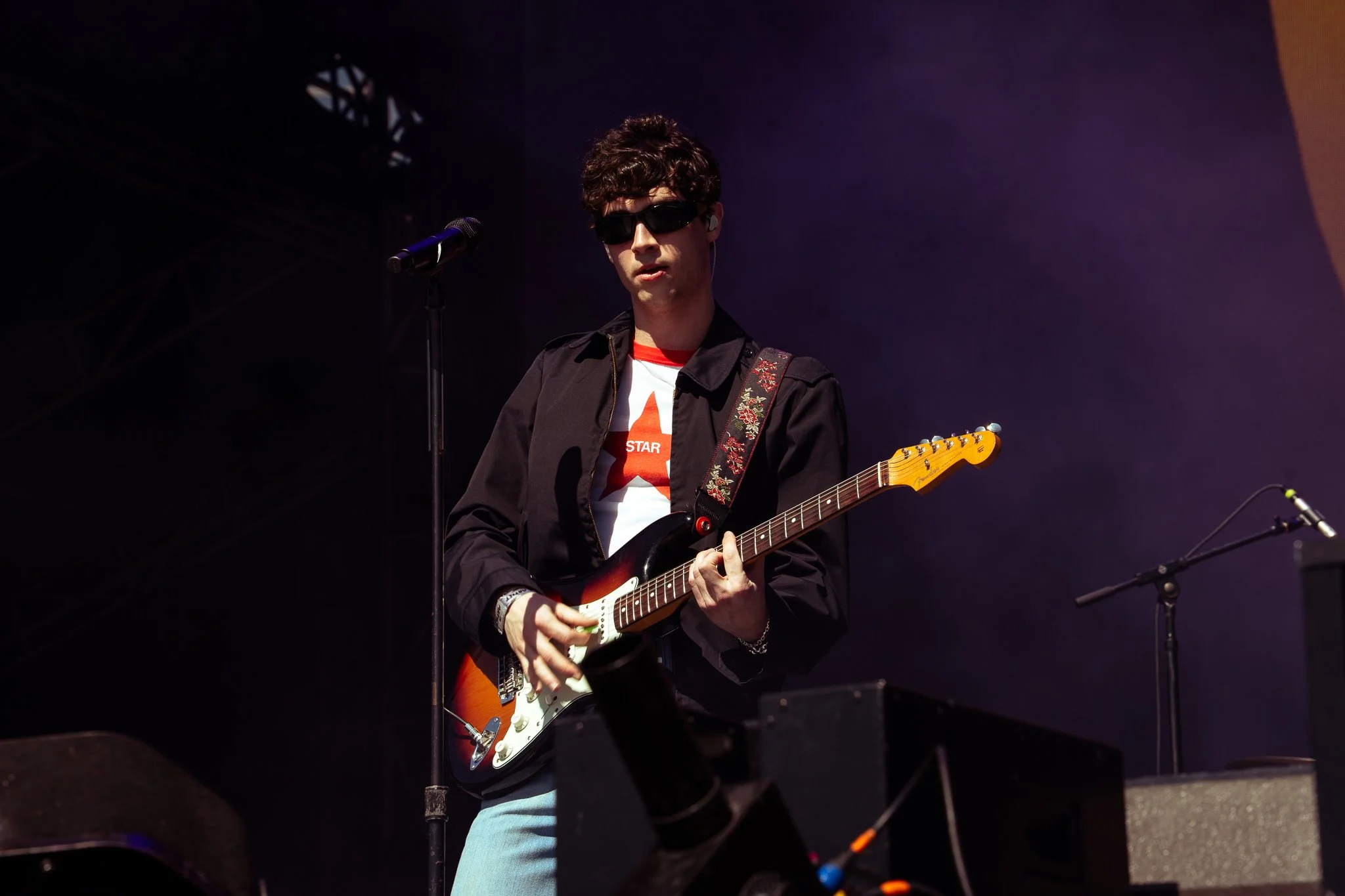  Musician Aidan Bissett opens up the Coca-Cola Stage on Day 1 of the Coca-Cola Sips &amp; Sounds Music Festival with “reading into it” from his most recent album,  shut up and love me.  