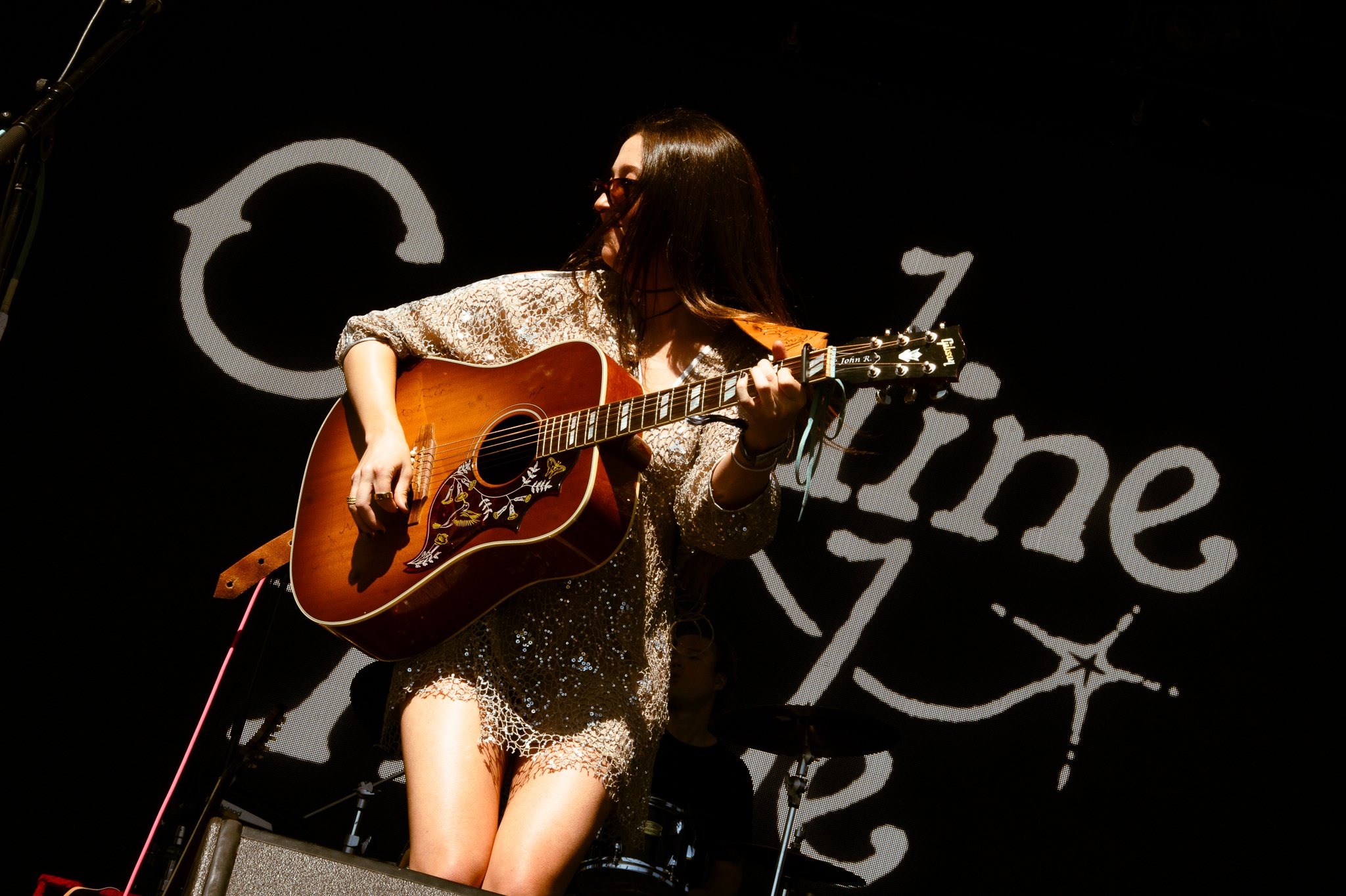  San Antonio native Caroline Hale opens up Day 2 of the Coca-Cola Sips &amp; Sounds Music Festival with a relaxing set. 