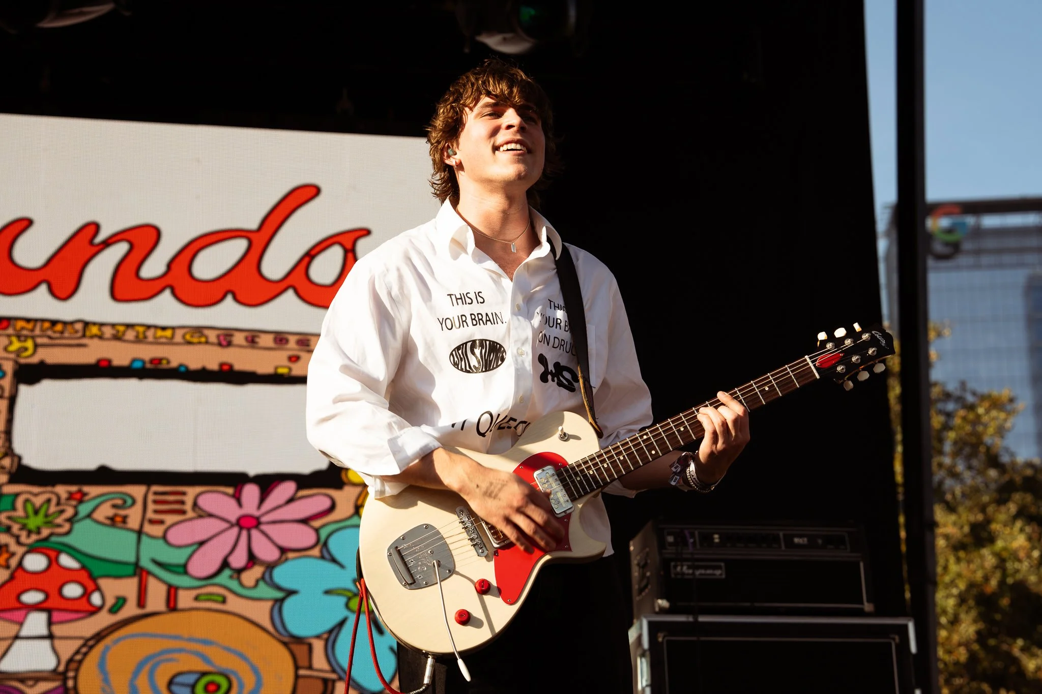  Indie-rock band The Runarounds make their festival debut at the Coca-Cola Sips &amp; Sounds Music Festival, performing songs “Ghosts” and “Cellophane.” 