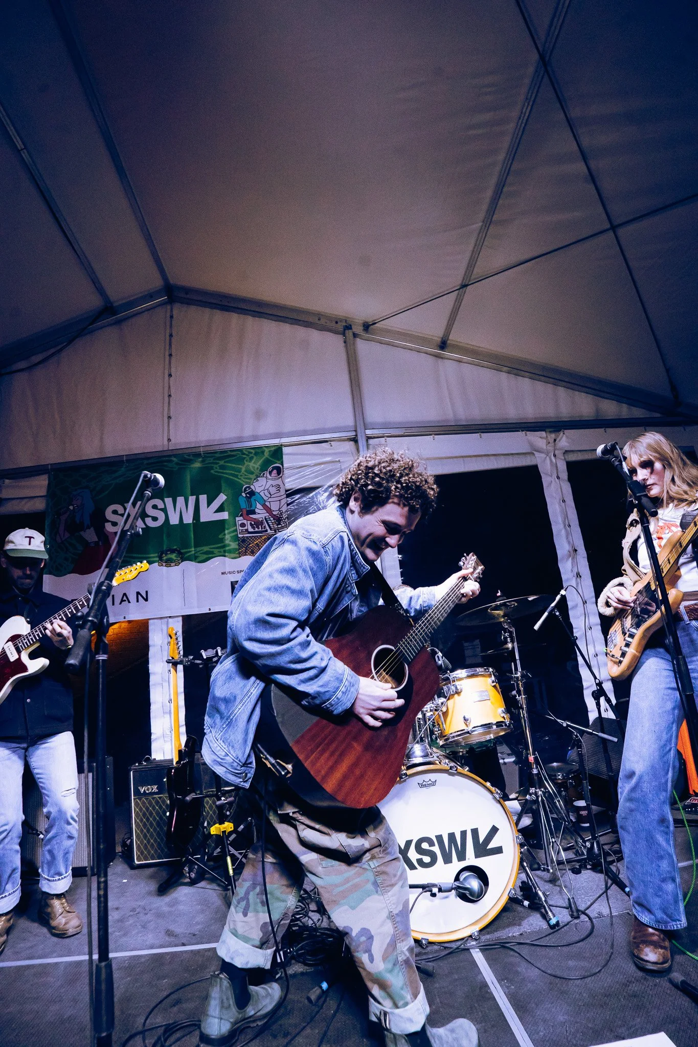  Austin-based indie-rock band Montclair starts its set at Lefty’s with its newest single “Lucky Day.” 