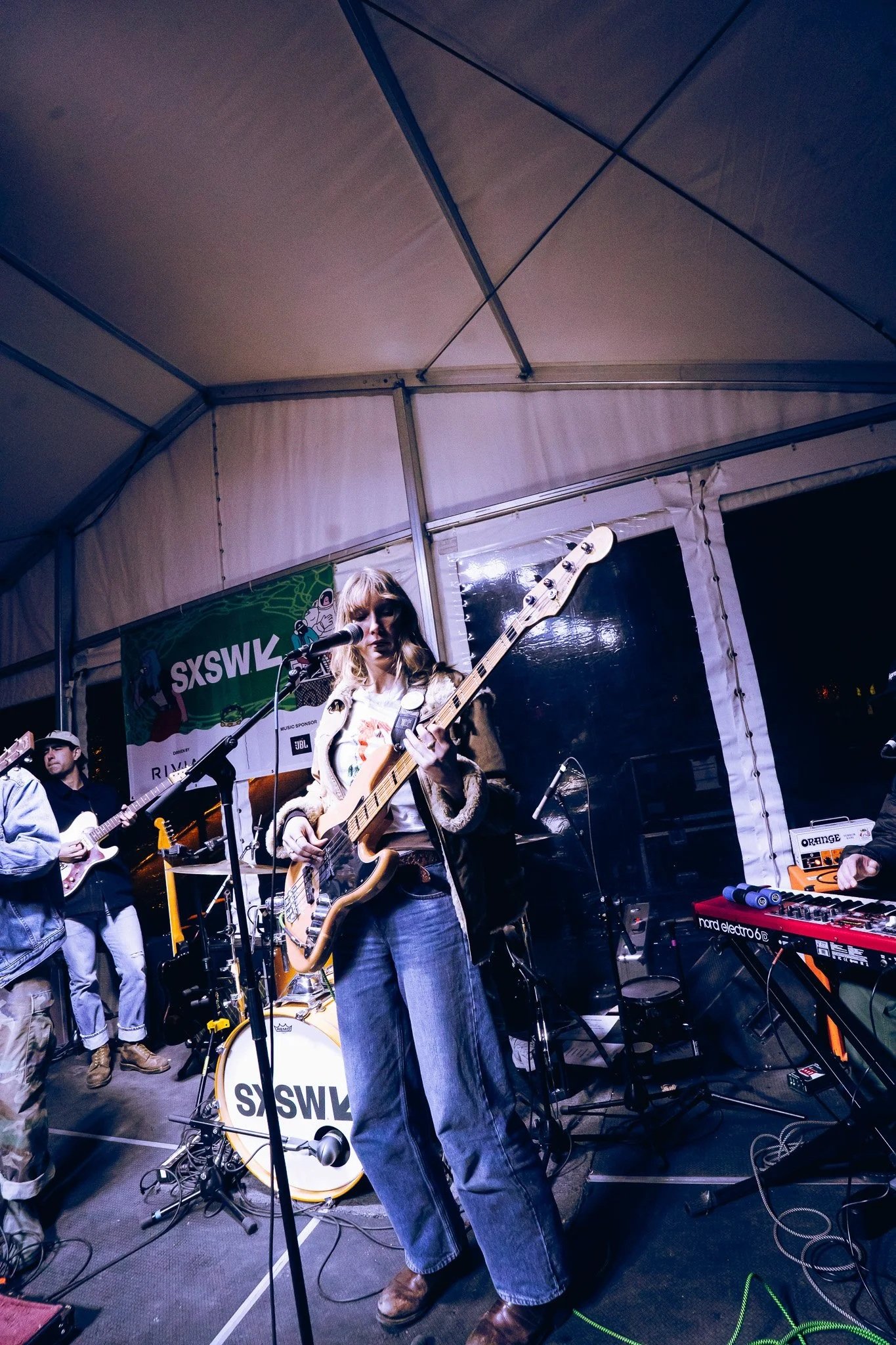  Austin-based indie-rock band Montclair starts its set at Lefty’s with its newest single “Lucky Day.” 