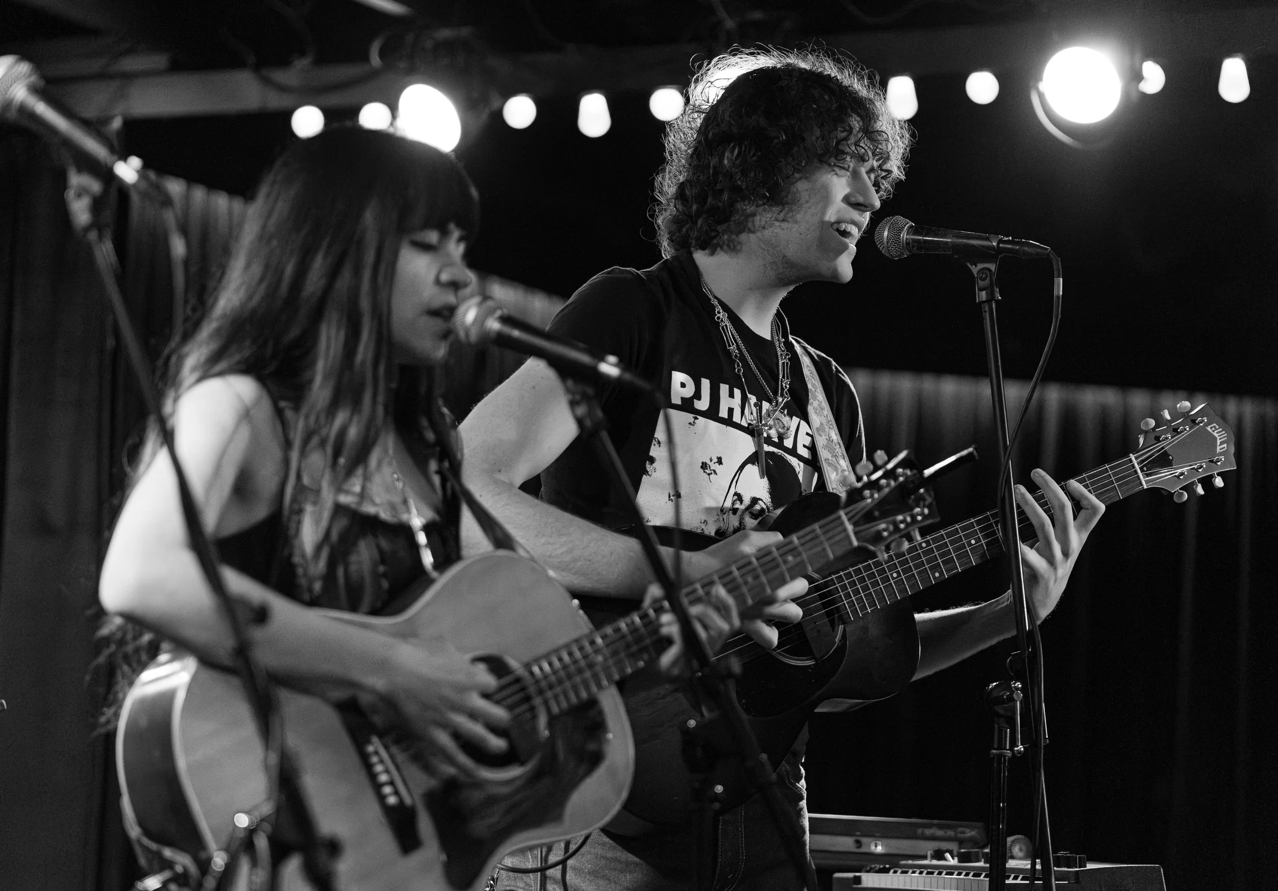  Guitarist Macky Bowman sings back up vocals for Littleton’s “In The Morning”: “How could I be so lonely while you hold me down to sleep at night? / I didn’t mean to know you, would have slowed you down before the fight.” 