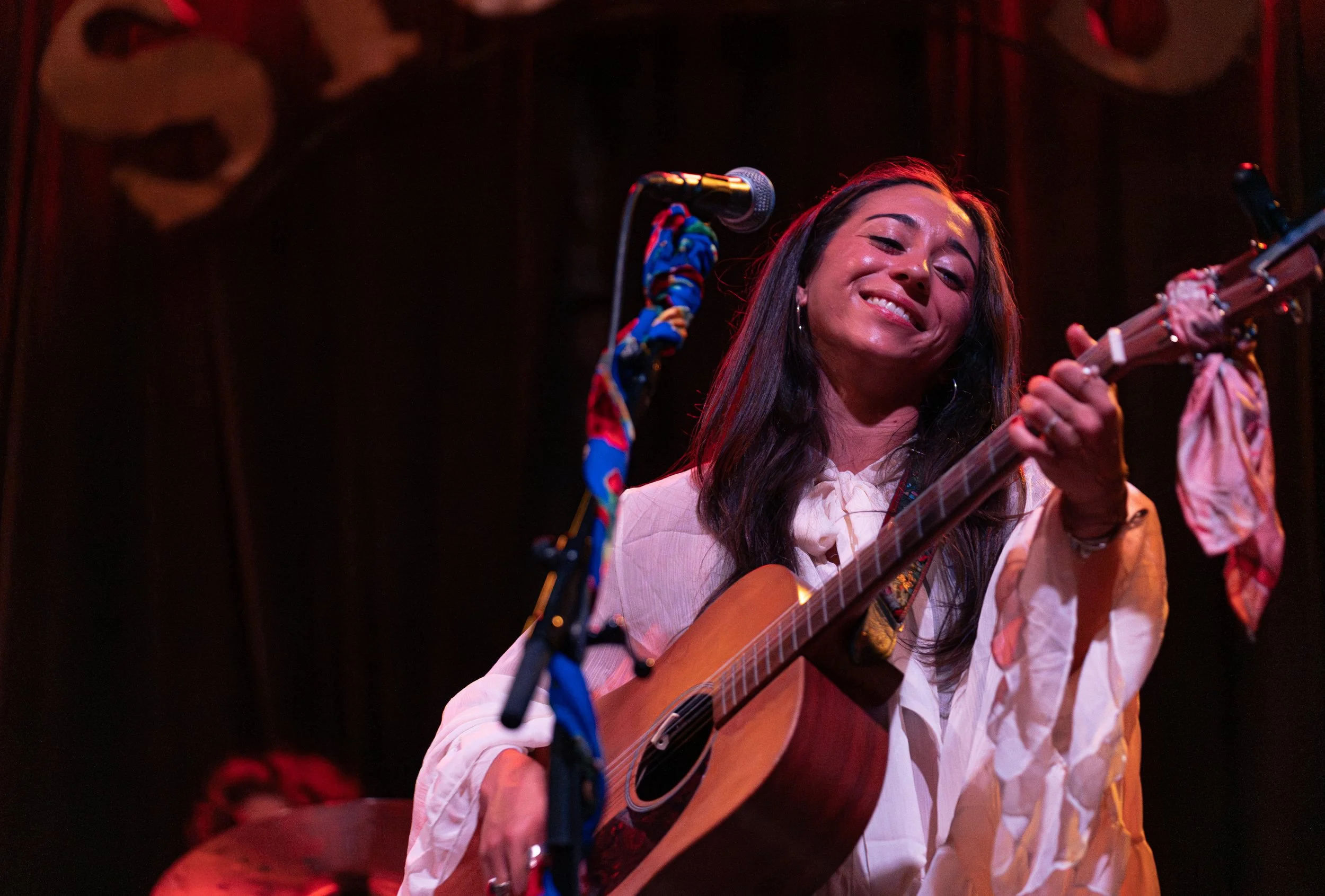  Kohanna smiles while the crowd cheers during “Miss America” from her newest album  Colorado: Side A.  