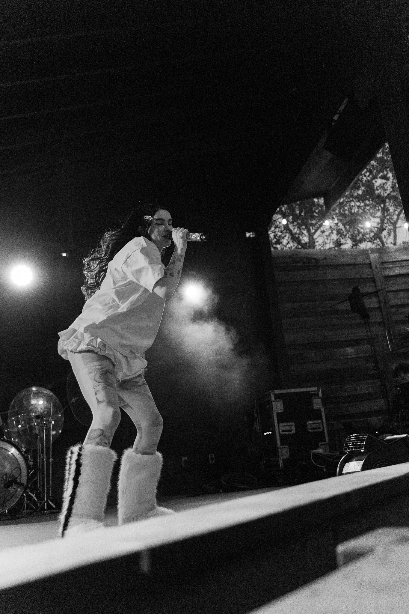  BENEE moves to the music as she performs one of the last shows of her Particles tour.&nbsp; 