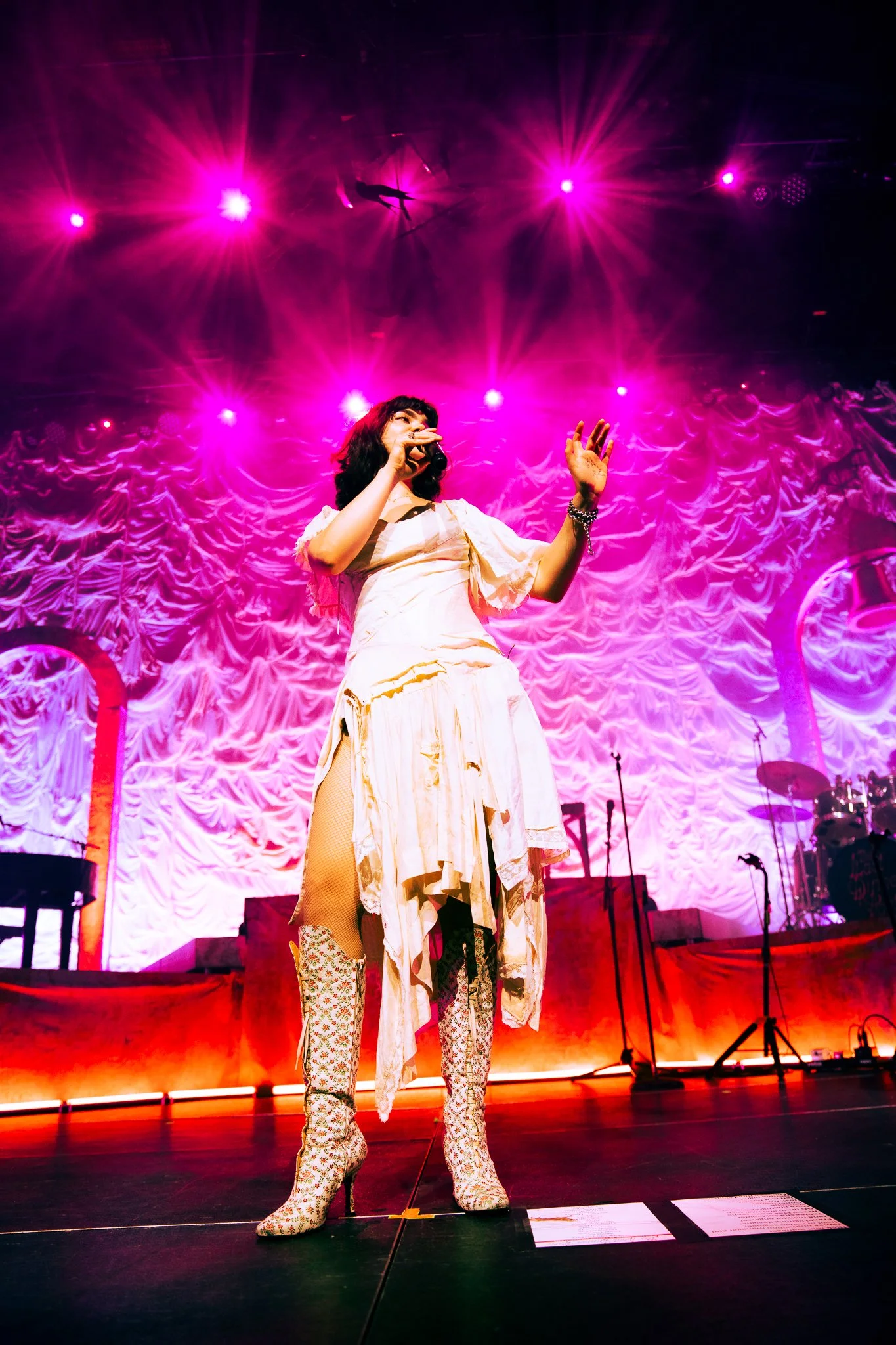  Morris whimsically performs “The Feminine Urge” from the band’s debut album,  Prelude to Ecstasy . 