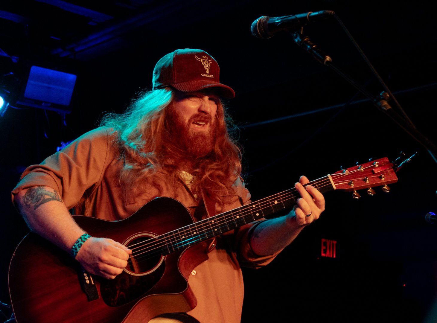  Ferguson rocks out to the heavy guitar song “Like They Used To.” 