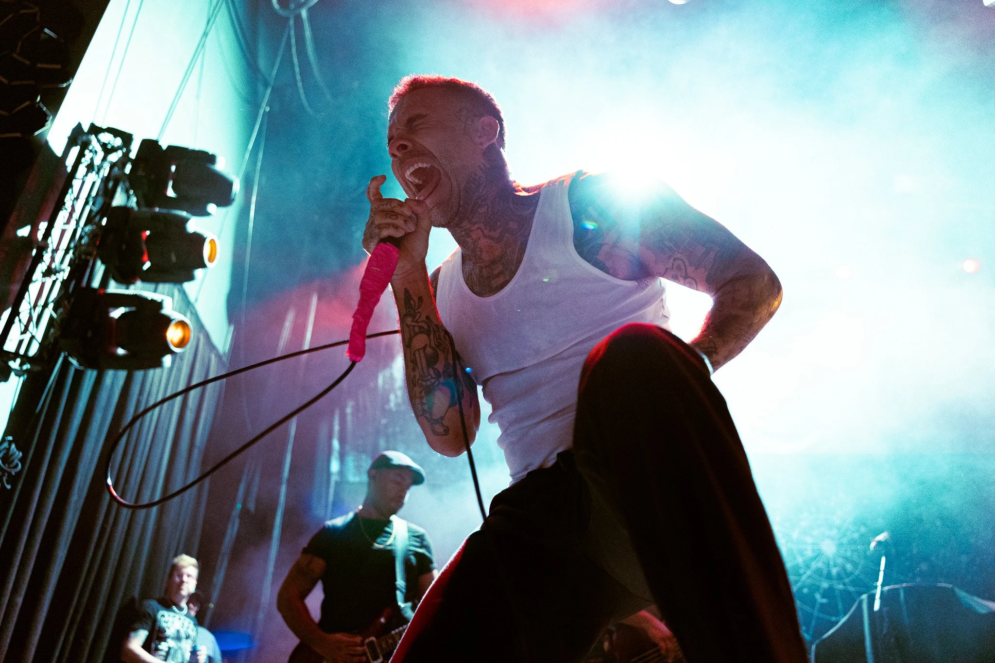  Los Angeles native rock band Letlive gets the crowd moshing. 