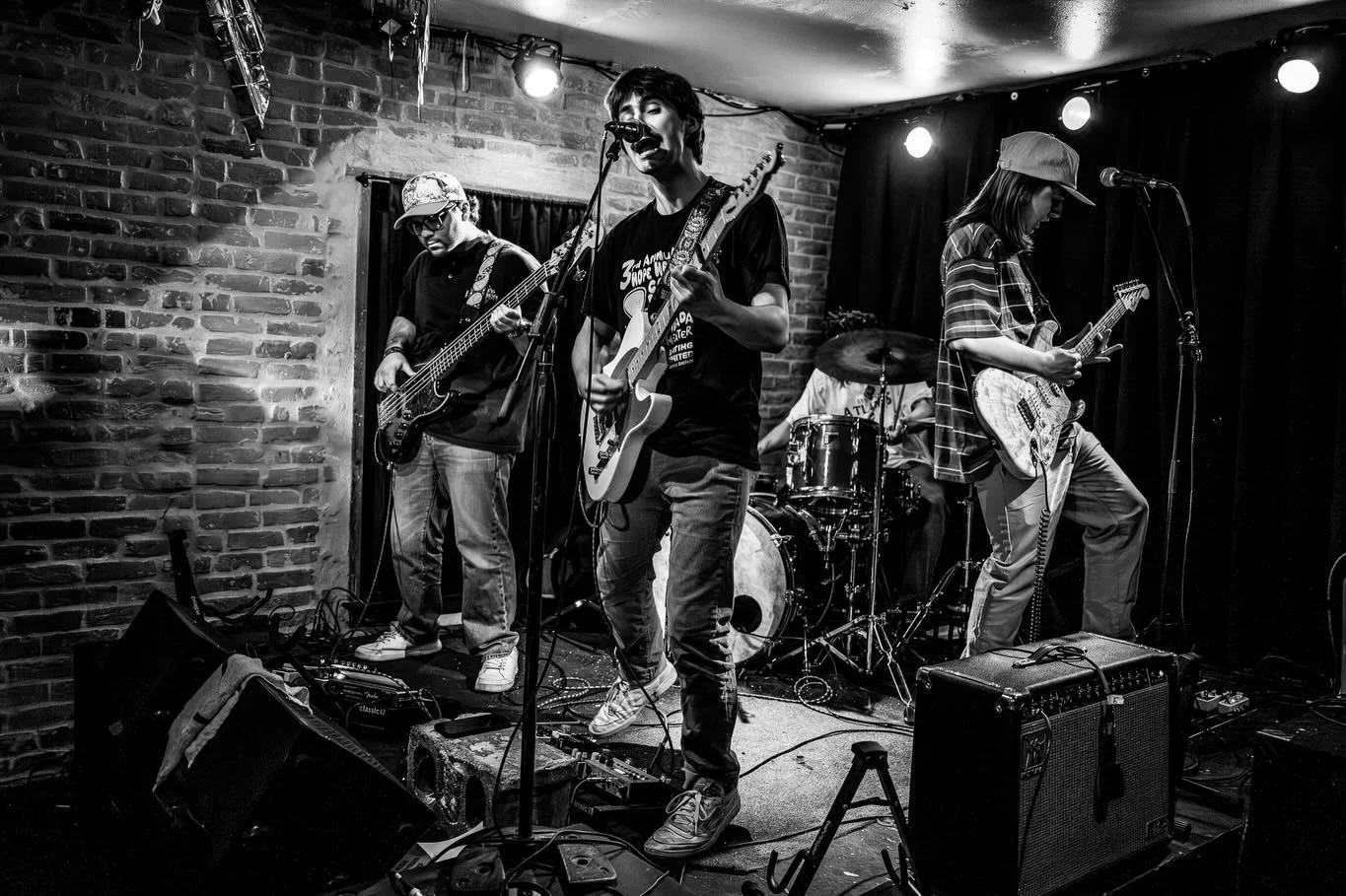 On Mar. 28, @grits.band, @lynndigo.official, and @camillestites performed on the @chessclubaustin stage in Austin, Texas for Afterglow ATX&rsquo;s spring showcase. 🌸

📸: photos by @tayalysia