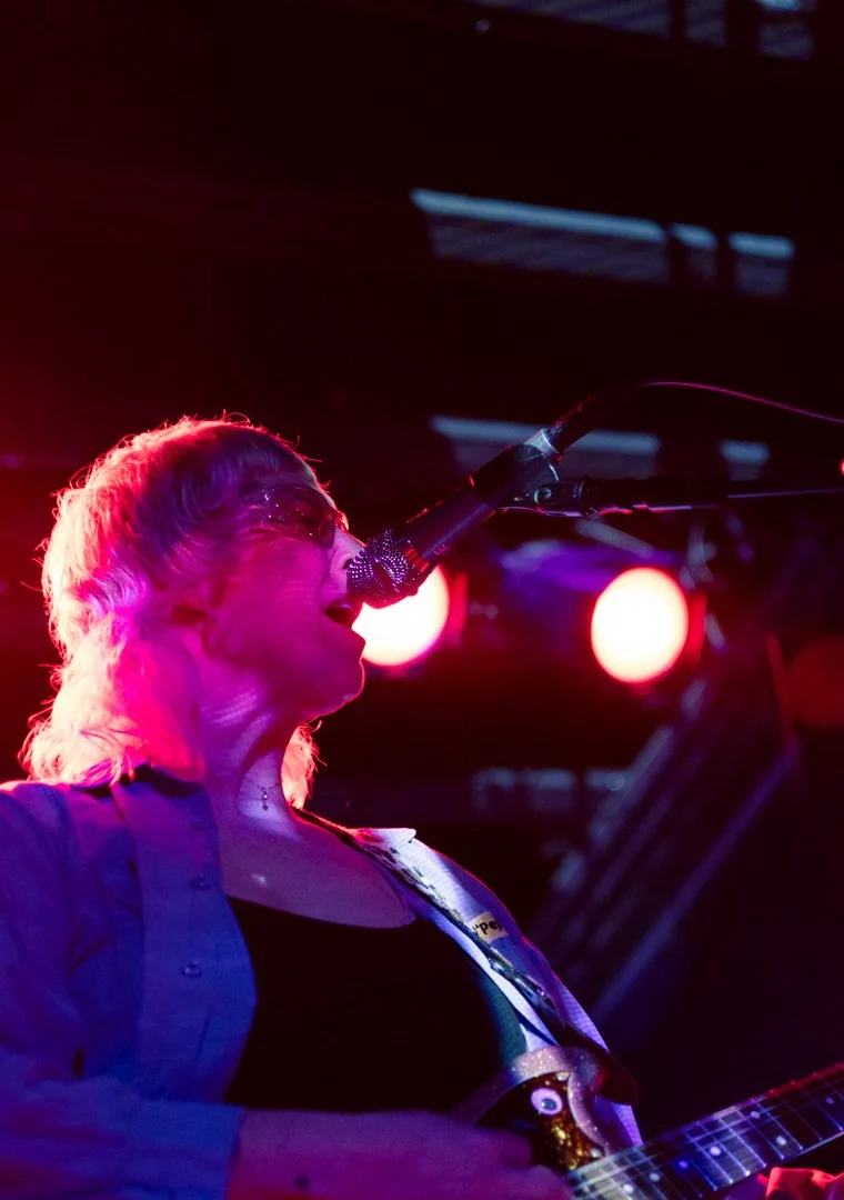  Cooper plays the upbeat “Boy Toy” with sunglasses on.&nbsp; 