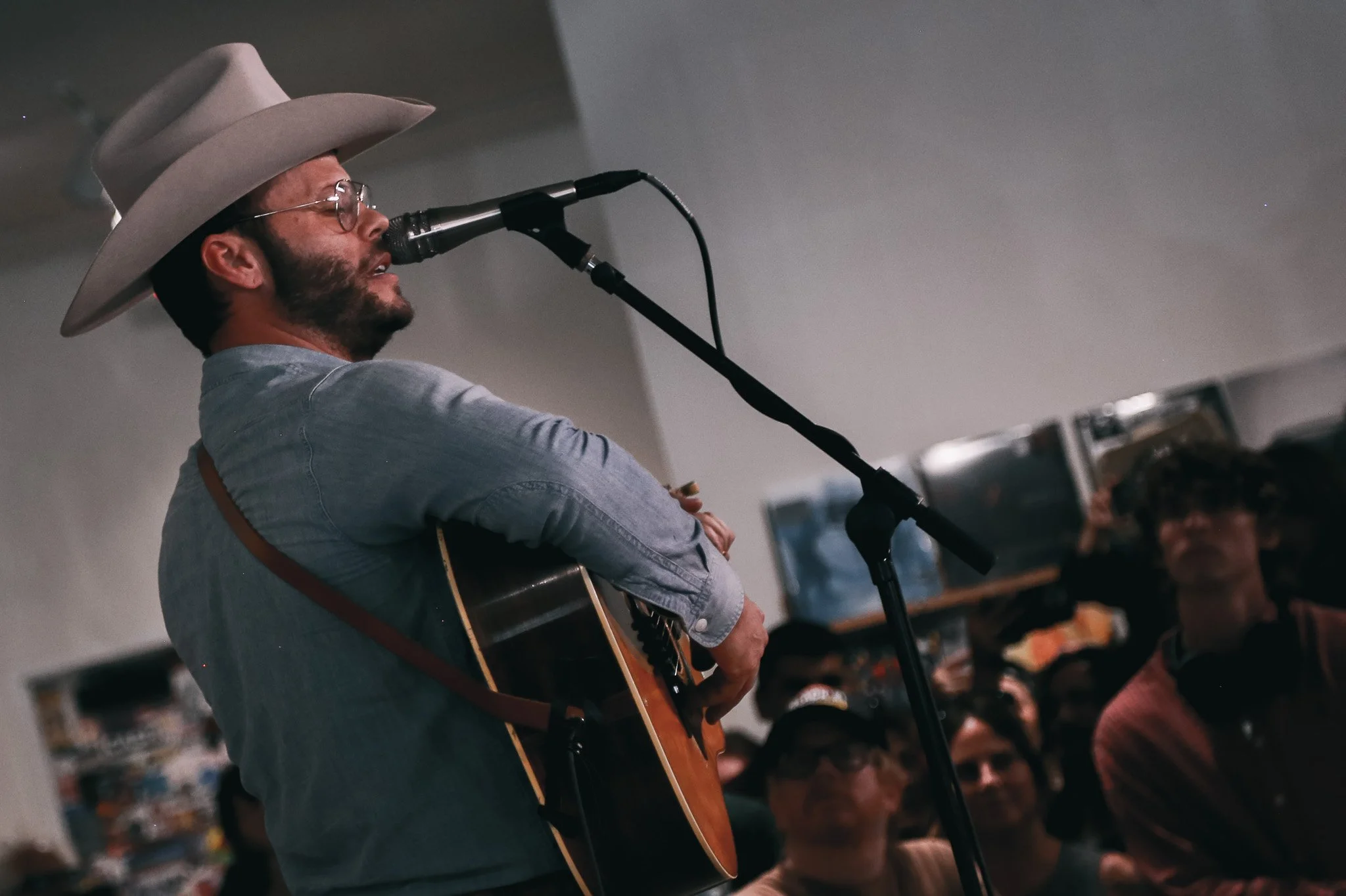  Crockett puts his heart into his performance of the vulnerable track "Fastest Gun Alive.” 