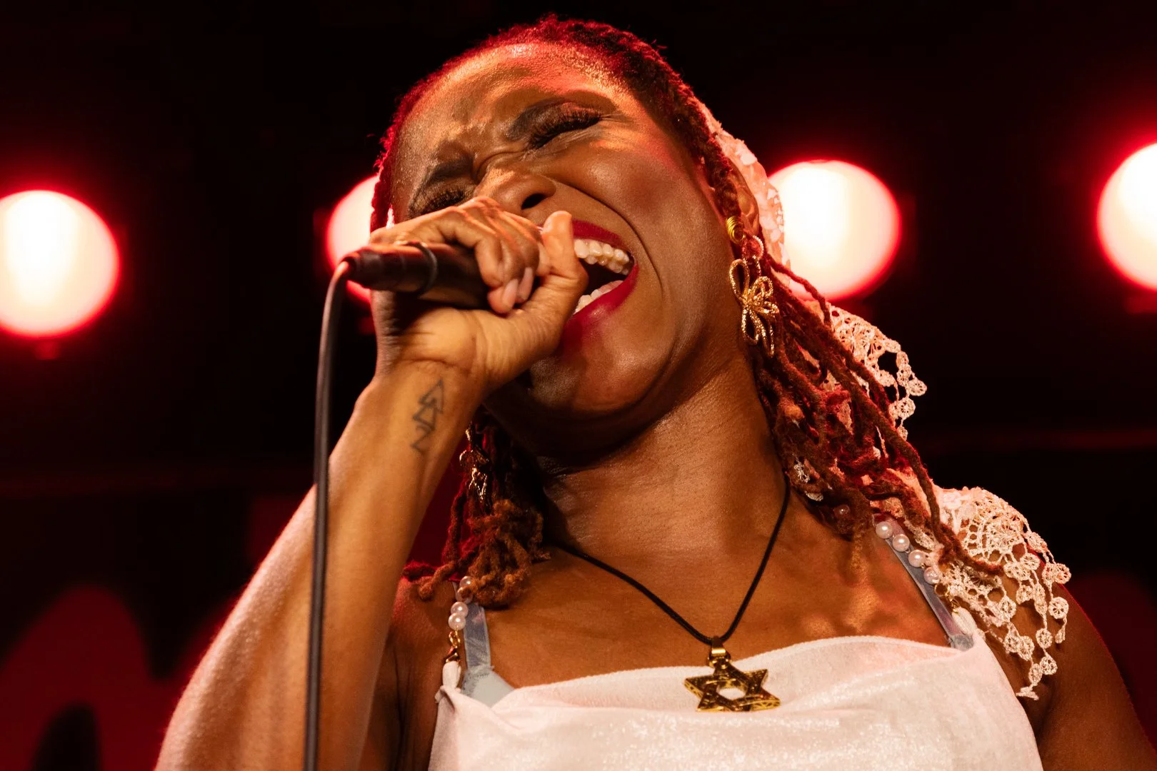  Tierinii Jackson dances and performs to hard-hitting “Late Night Get Down.” 