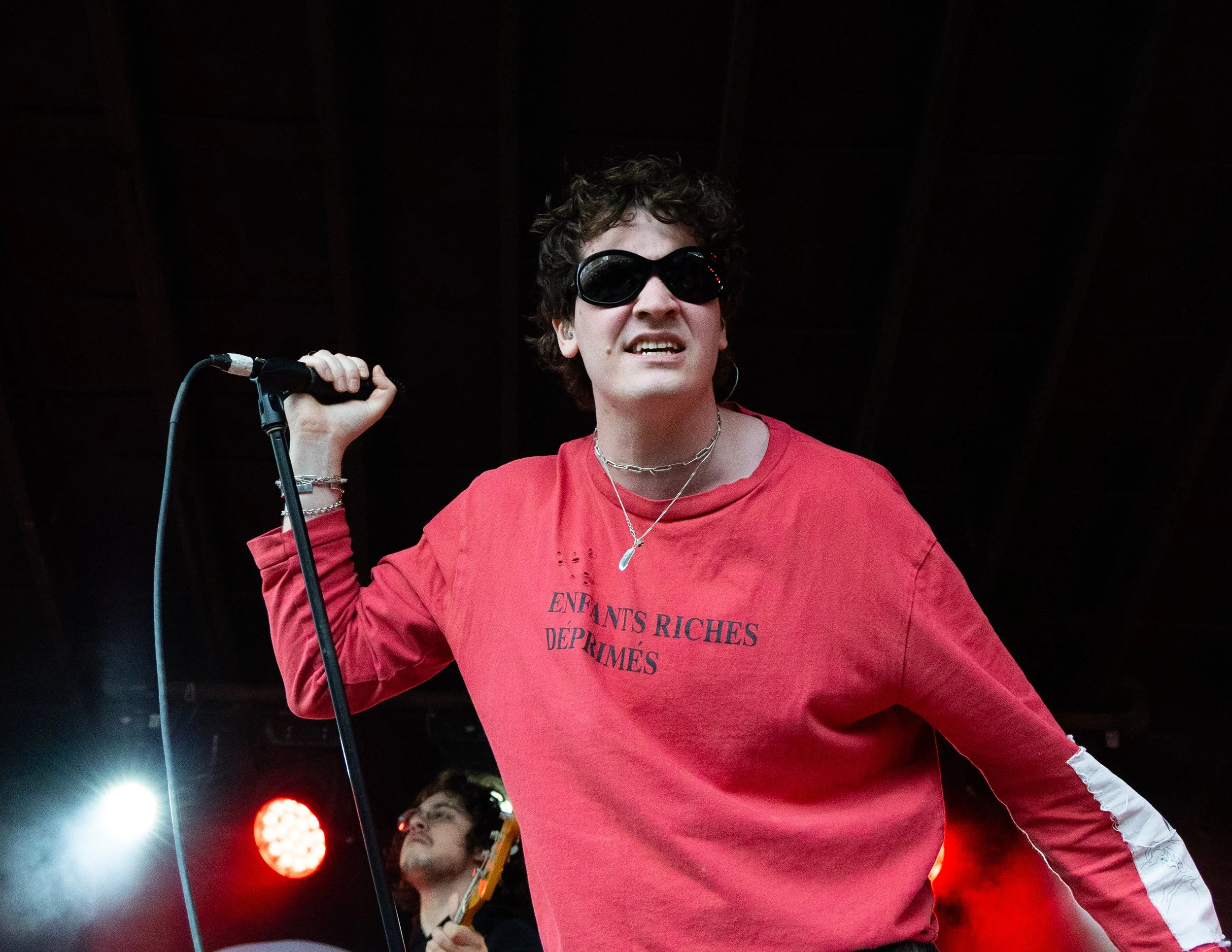  Roter locks eyes with the crowd as he performs “Heaven Bound.”    