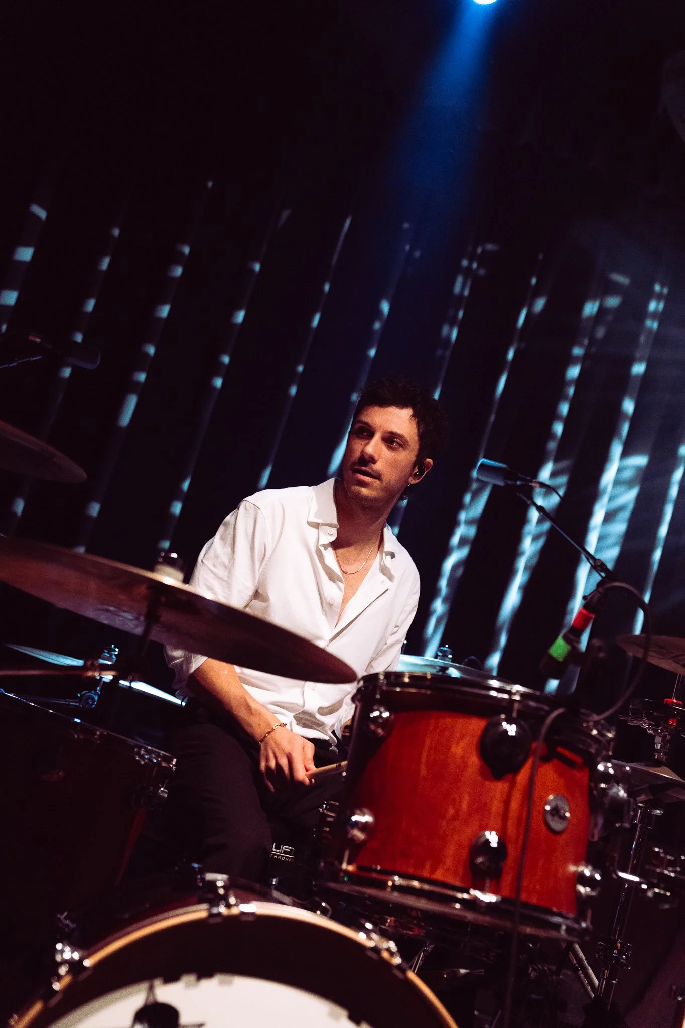  Taylor and drummer Rafael Cebrian and perform “Time to Go!” from Taylor’s debut album  After the Fact . 
