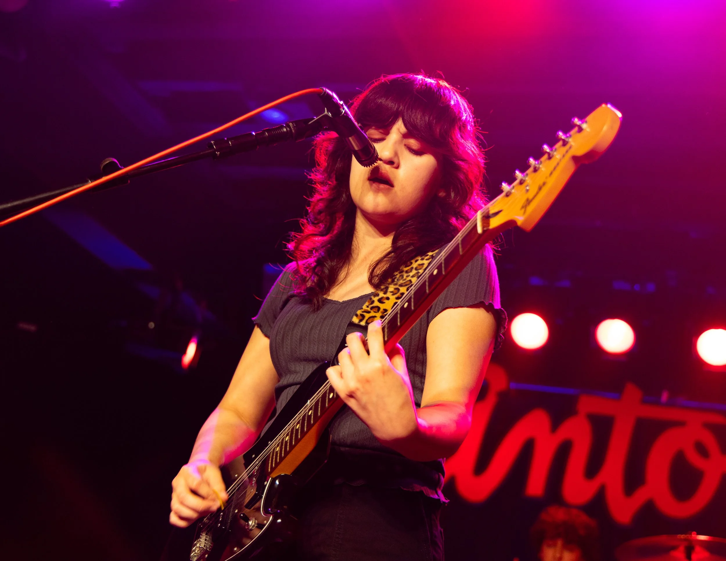  Isabella Martinez, lead vocals and guitarist for Grocery Bag, performs the blunt rock song “Last Draw” from the single  Static Mirage . 