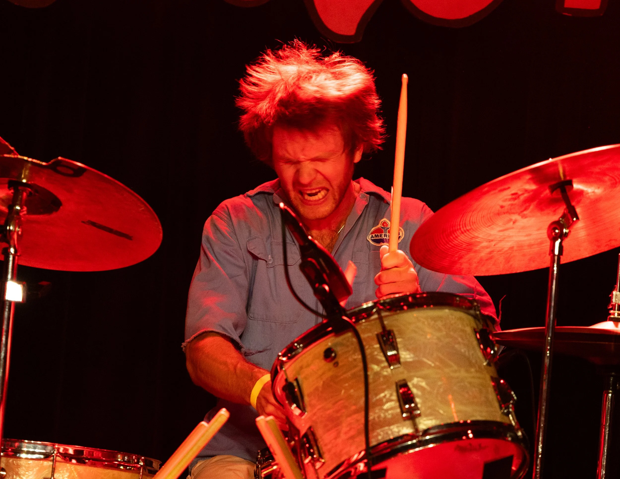  &nbsp;Drummer Lucas Ebeling drums out the dynamic “Above Snakes” from  The Thing . 