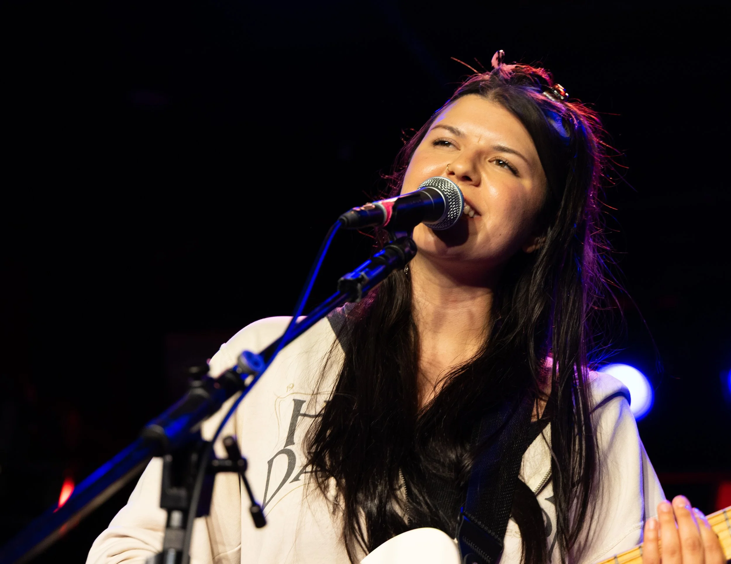  &nbsp;McLamb sings “Suffering” from her latest album  Good Story : “I get off on suffering, it’s my favorite thing / If I’m without it I can’t figure out the point of anything.” 