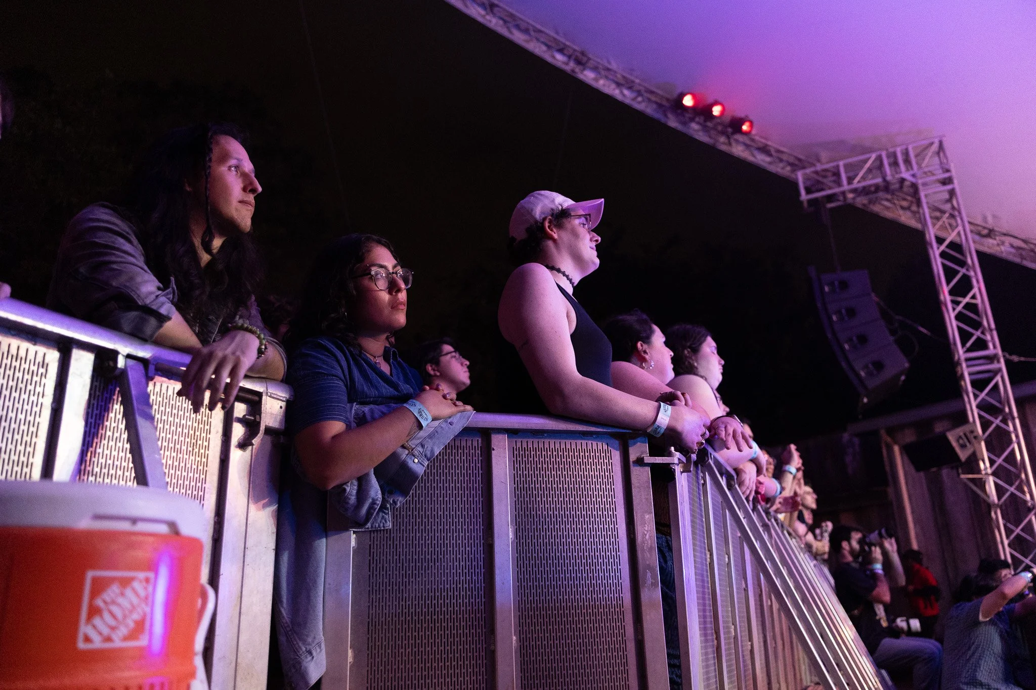  Fans watch intently as Jordan performs new songs in Austin, Texas, for the first leg of her U.S. tour. 