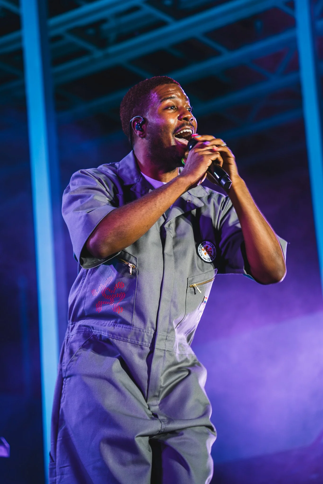  Khalid performs “Better” from his 2018 album  Suncity  with strong emotion .  