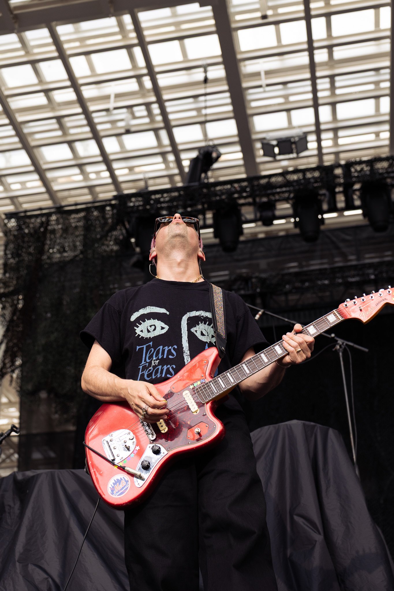  Guitarist Sean Silverman performs Beach Weather’s song “Swoon” from its 2016 EP  What A Drag . 