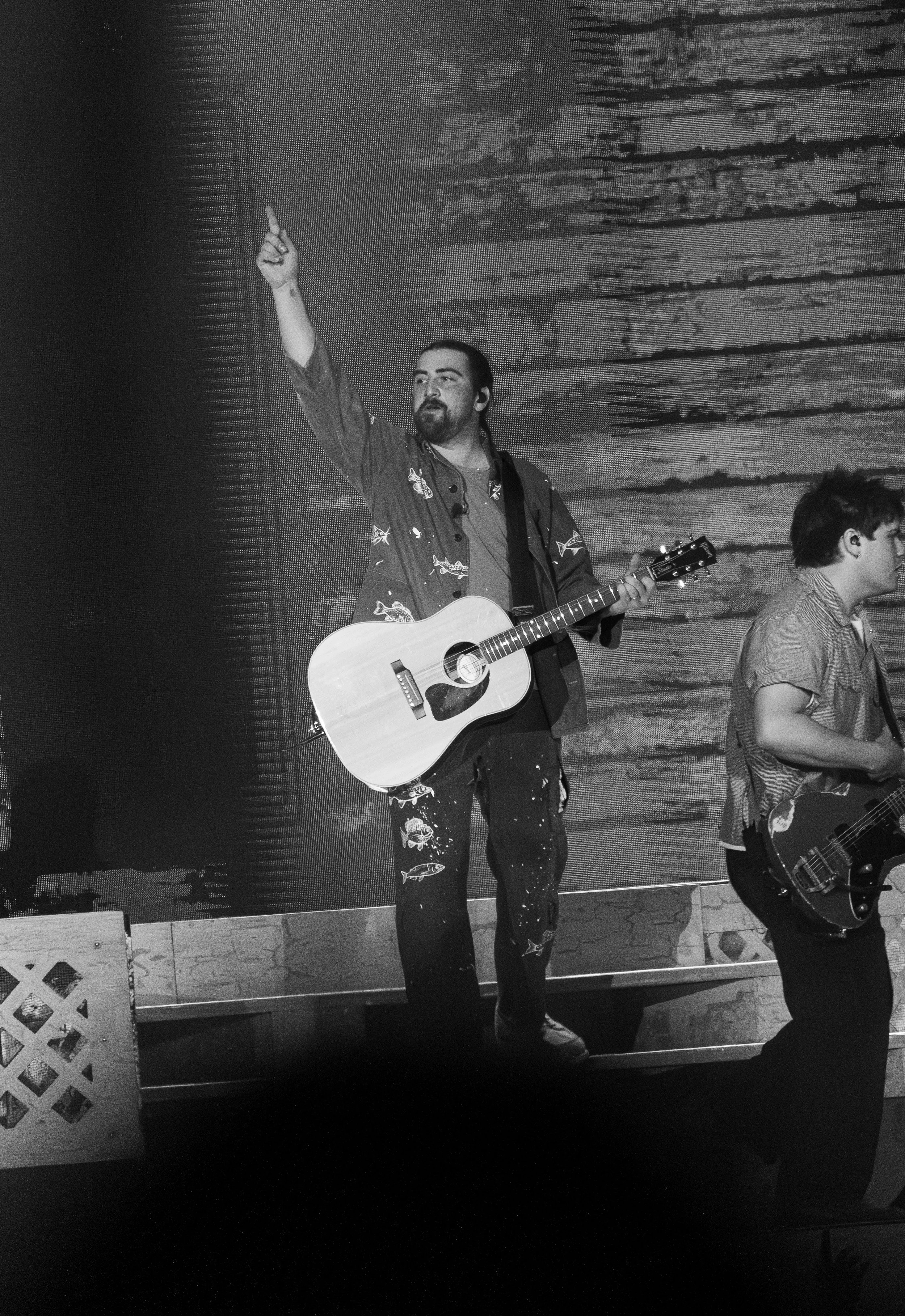  Kahan holds up his hand up at the beginning of “All My Love”: “We once sang Retrograde, we’d shake the frame of your car / Now I know your name but not who you are / It’s all okay, there ain’t a drop of bad blood / It’s all my love, you’ve got all m