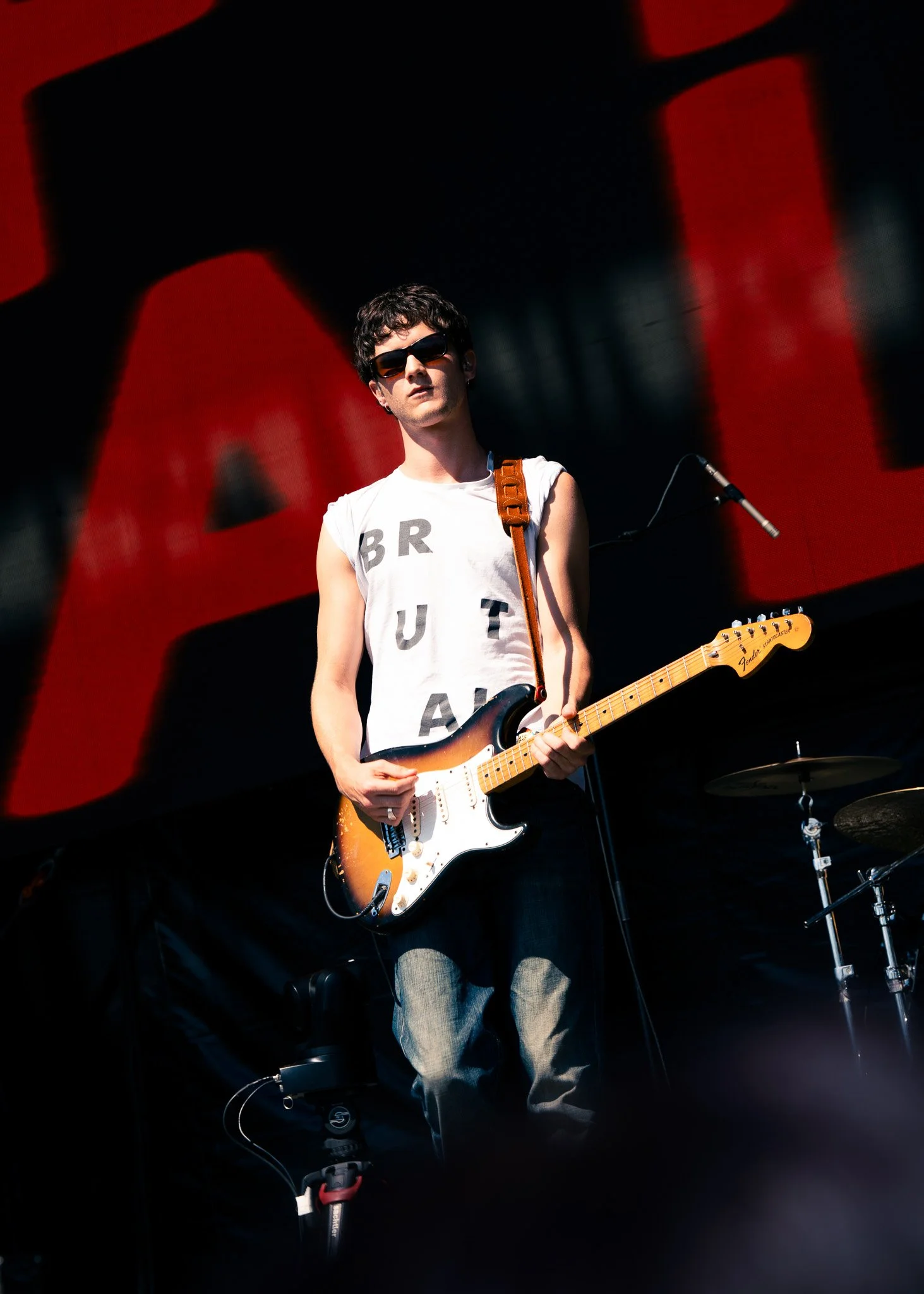  Indie-rock band Radio Free Alice performs a gritty set on the Miller Lite stage. 