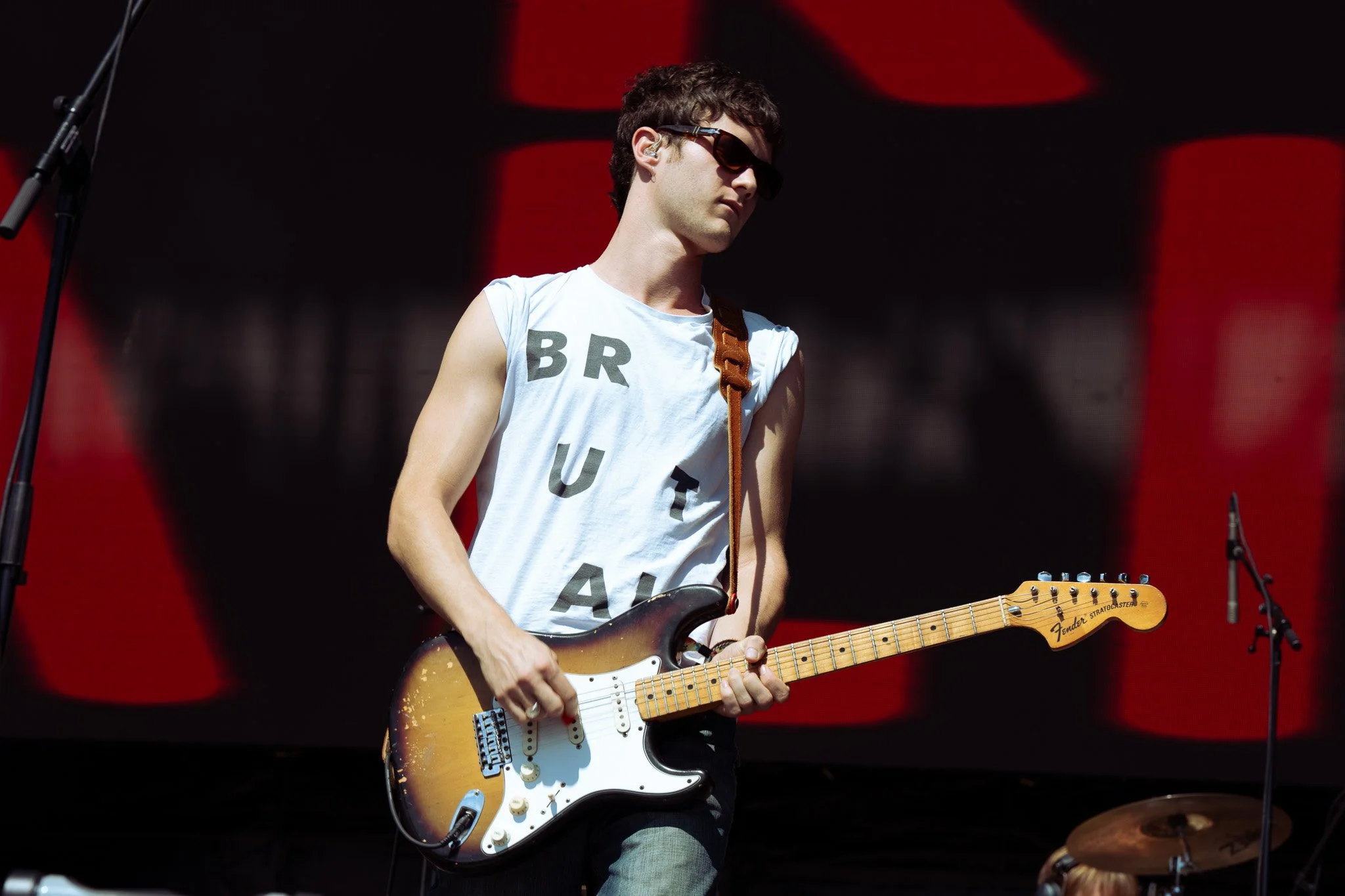  Indie-rock band Radio Free Alice performs a gritty set on the Miller Lite stage. 