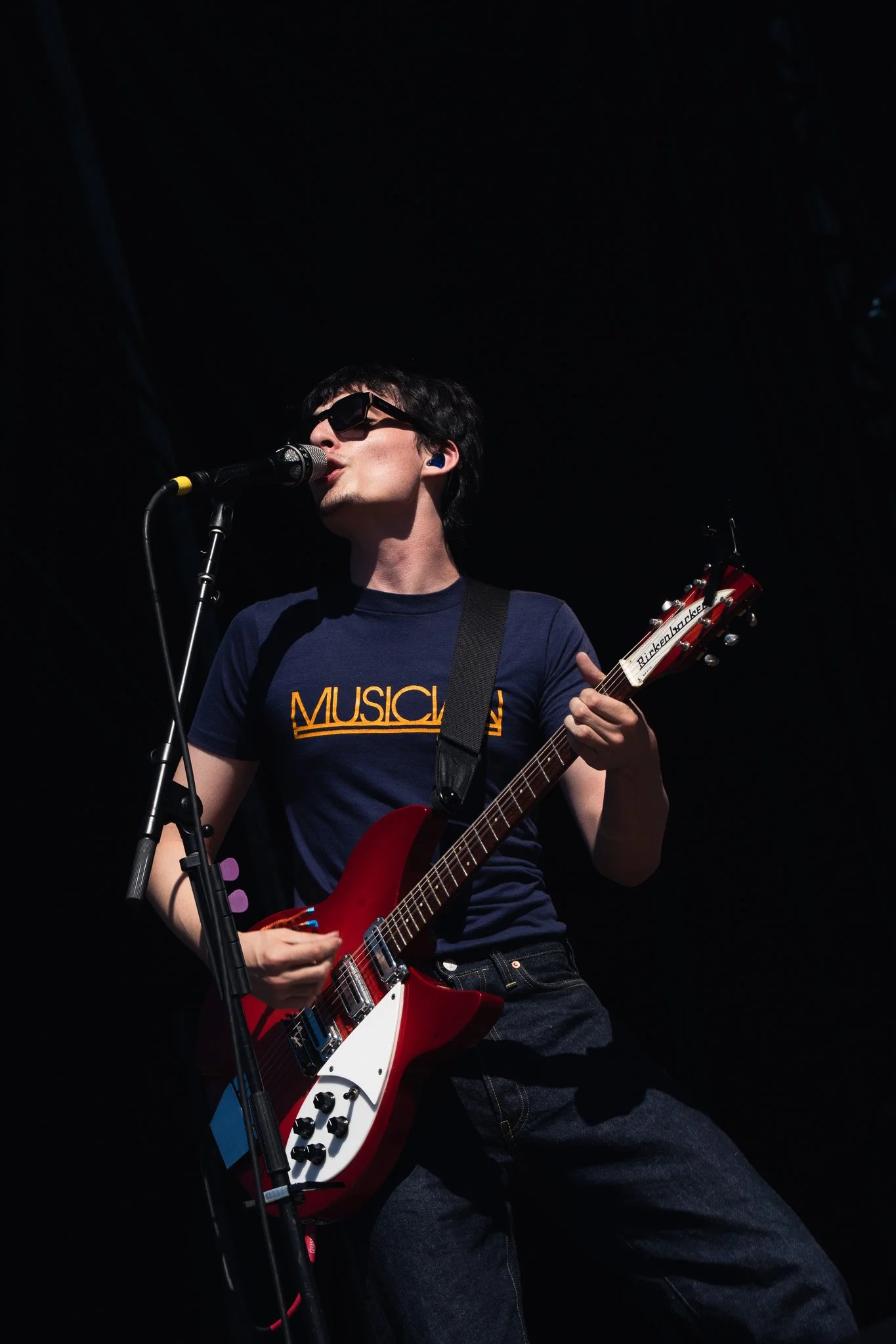 Wolfhard continues his set, playing songs from his most recent album  Fire From The Hip . 