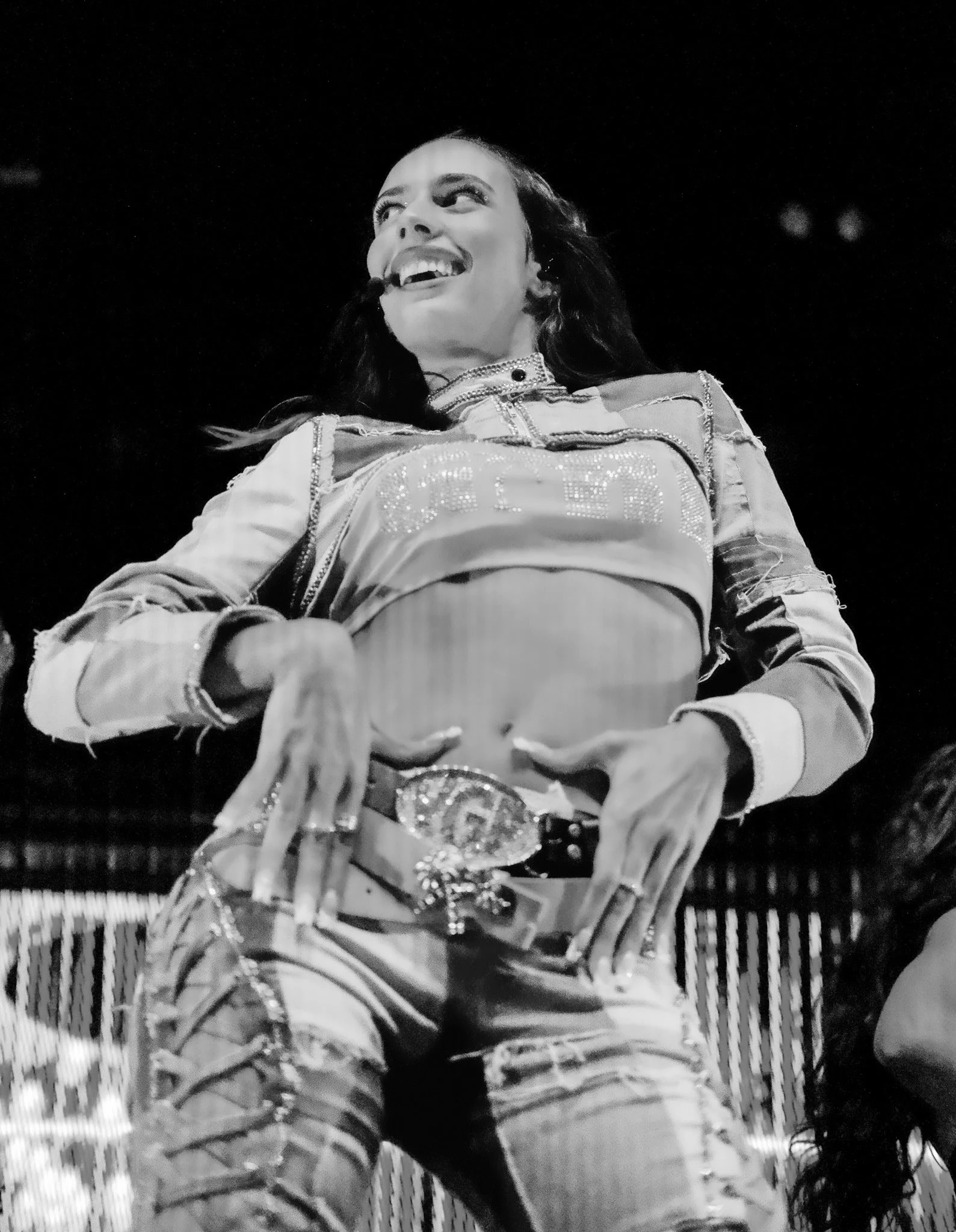  Cantrall smiles at the crowd as she starts singing “Valley Girl Problems.” 