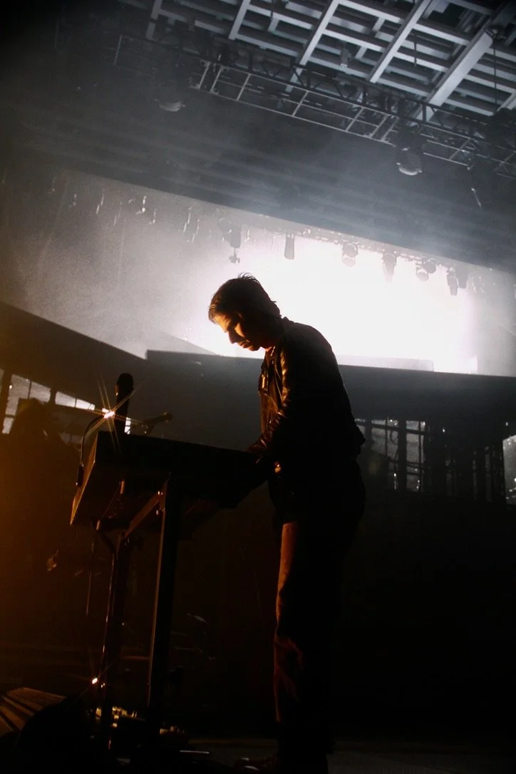  Foster the People’s lead singer Mark Foster bursts onto the stage during the opening&nbsp; chords of “Life on the Nickel.” 