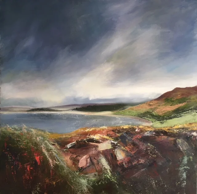 Rhossili Bay. Oil on canvas