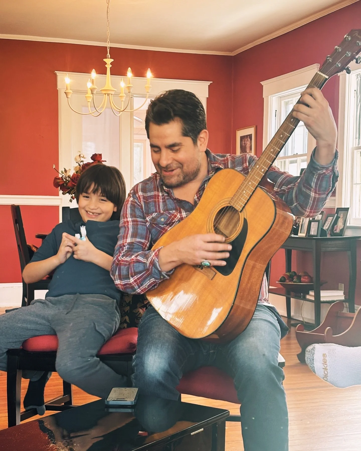 Singing a tune, sharing a moment.
My boy Soren
Celebrating Autumn's Bday at Aunt Kathy &amp; John's