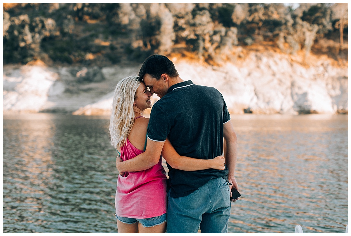 Maddy had no idea that he was holding the ring box as they took these photos.
