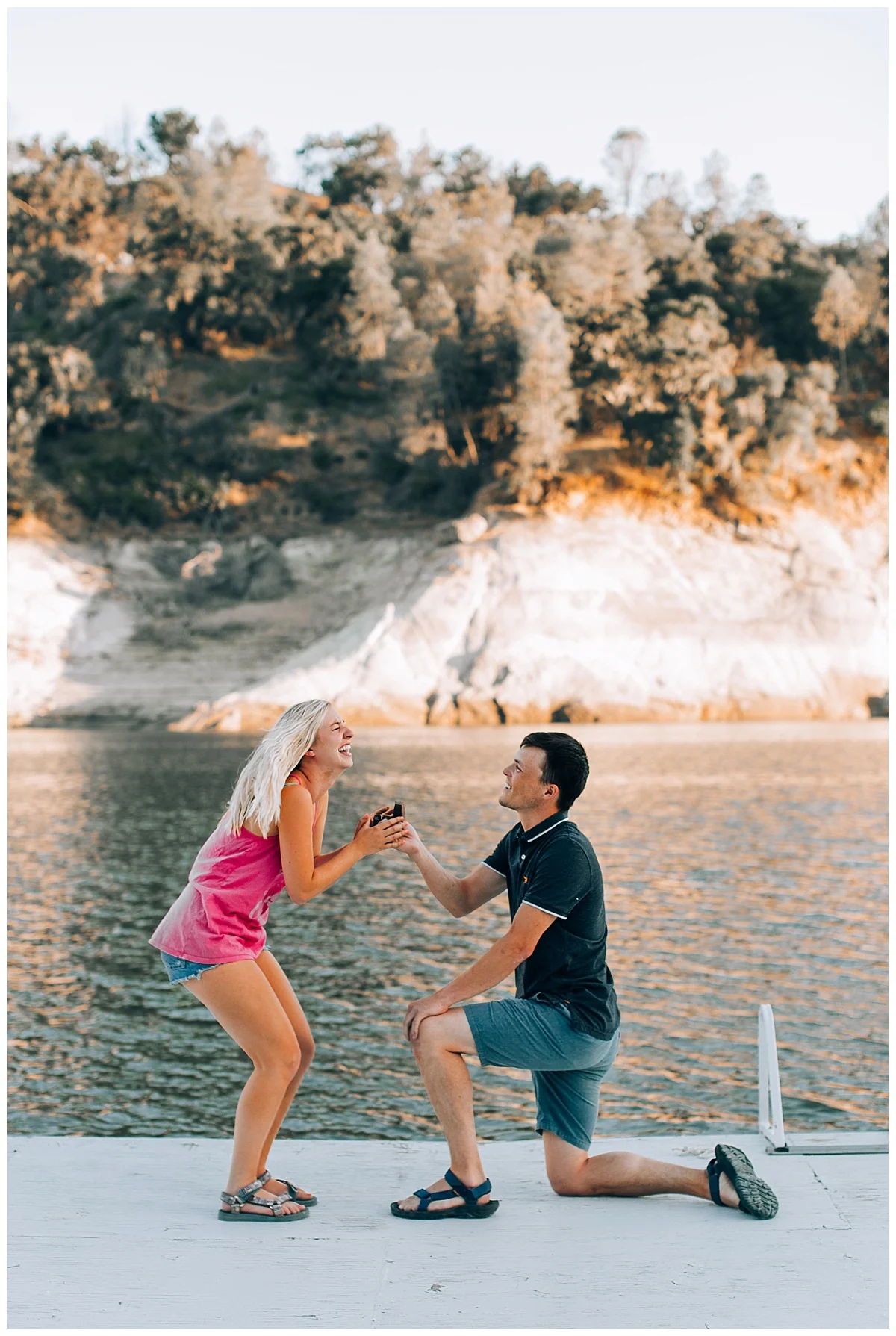 After six years of dating, Scott proposed.