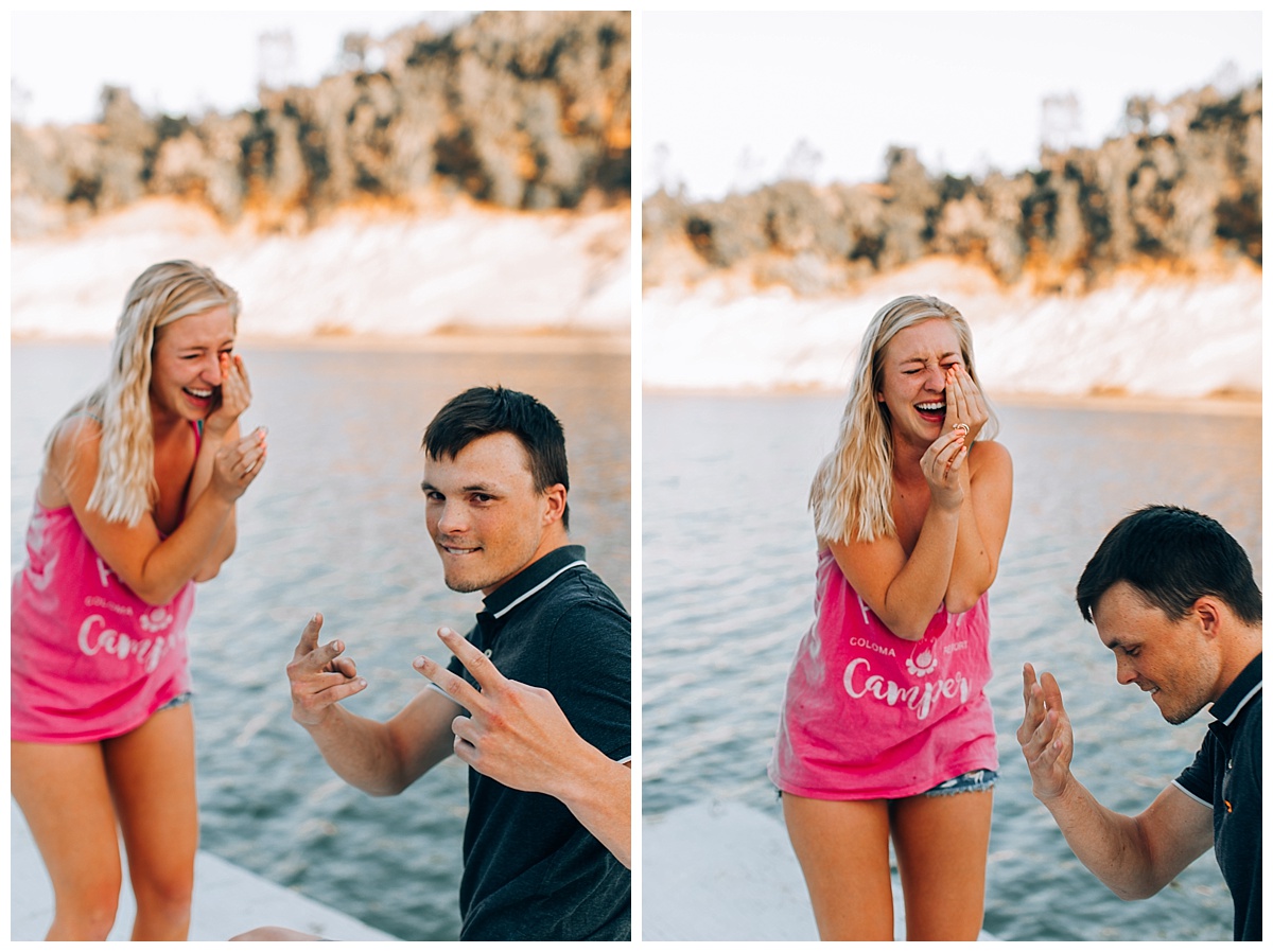 Maddy obviously liked the ring.