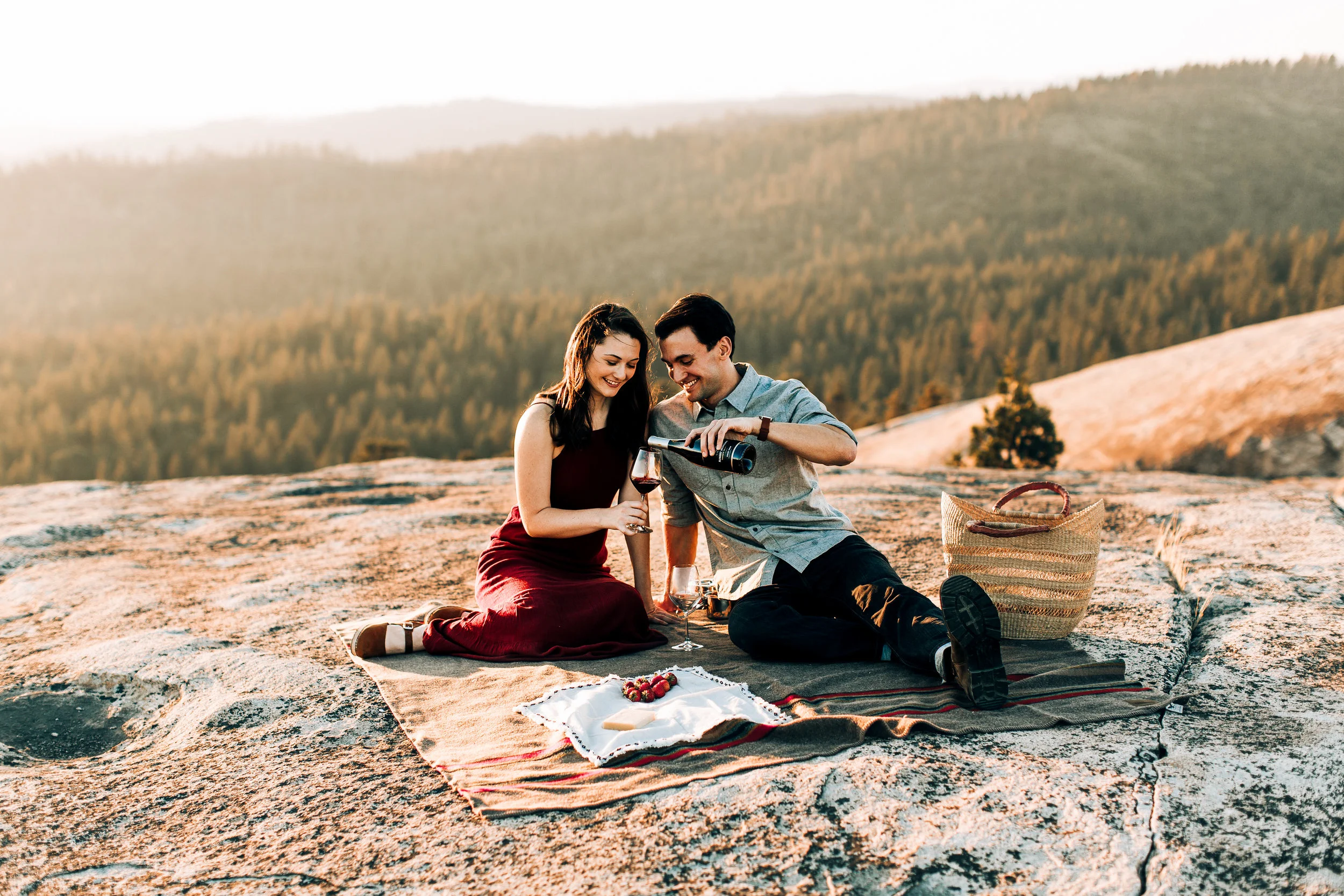 Picnic on a mountain top! Goals.
