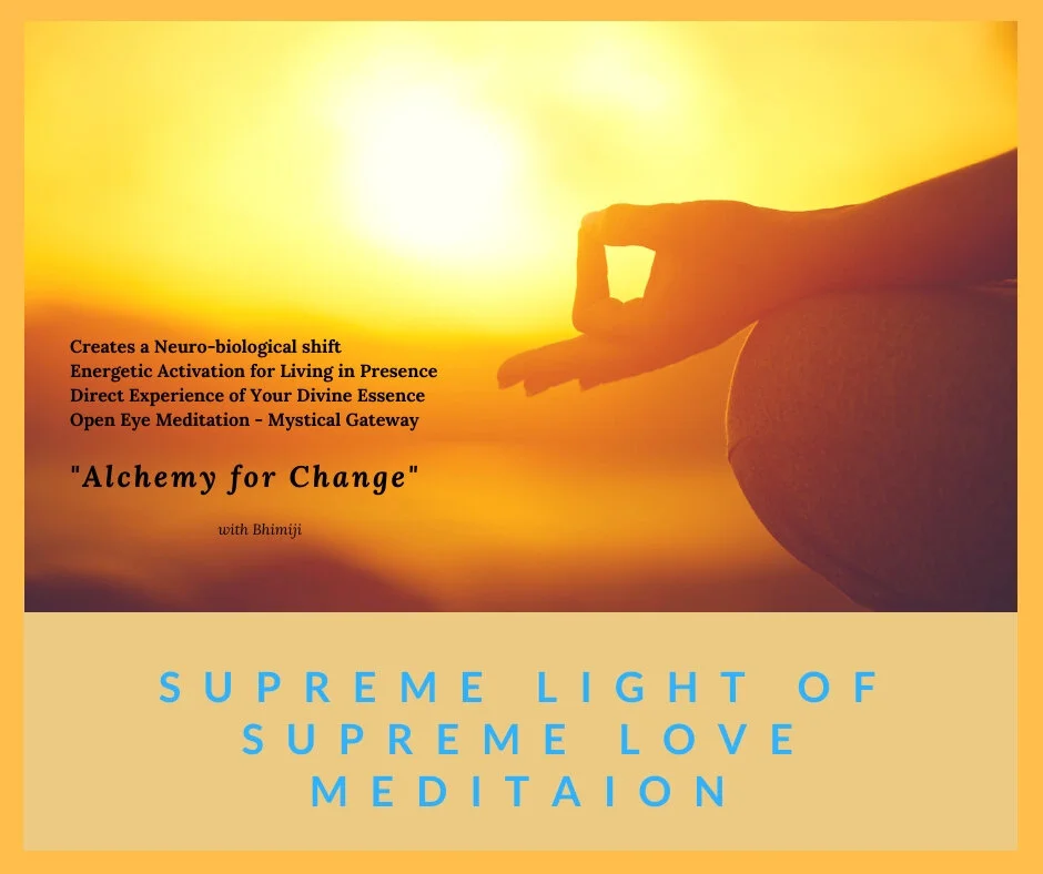SUPREME LIGHT OF SUPREME LOVE MEDITATION + Satsang discussion