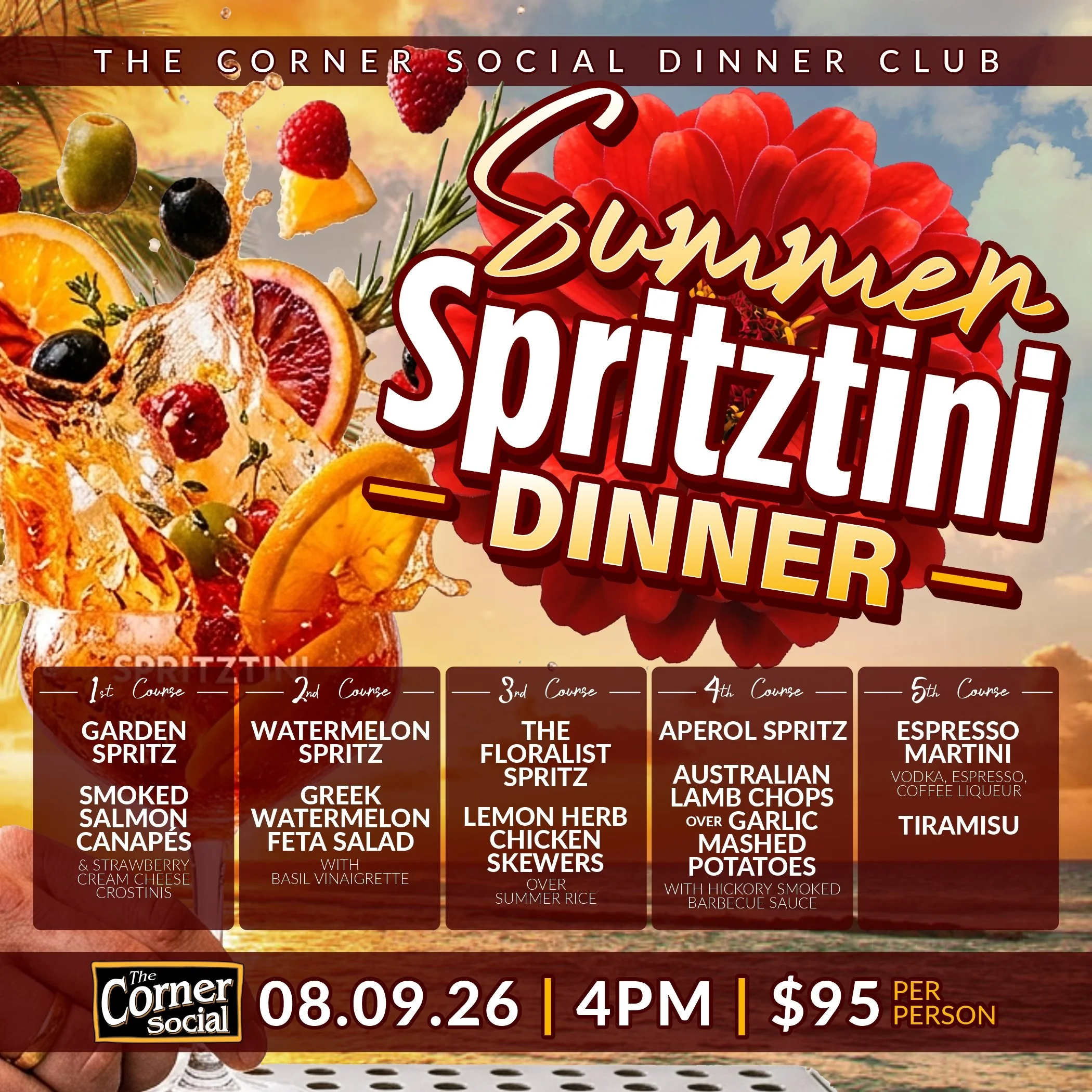 Corner Social Dinner Club South Lyon Event