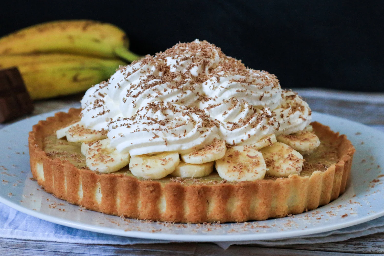 Banoffee Pie with Salted Shortbread Crust