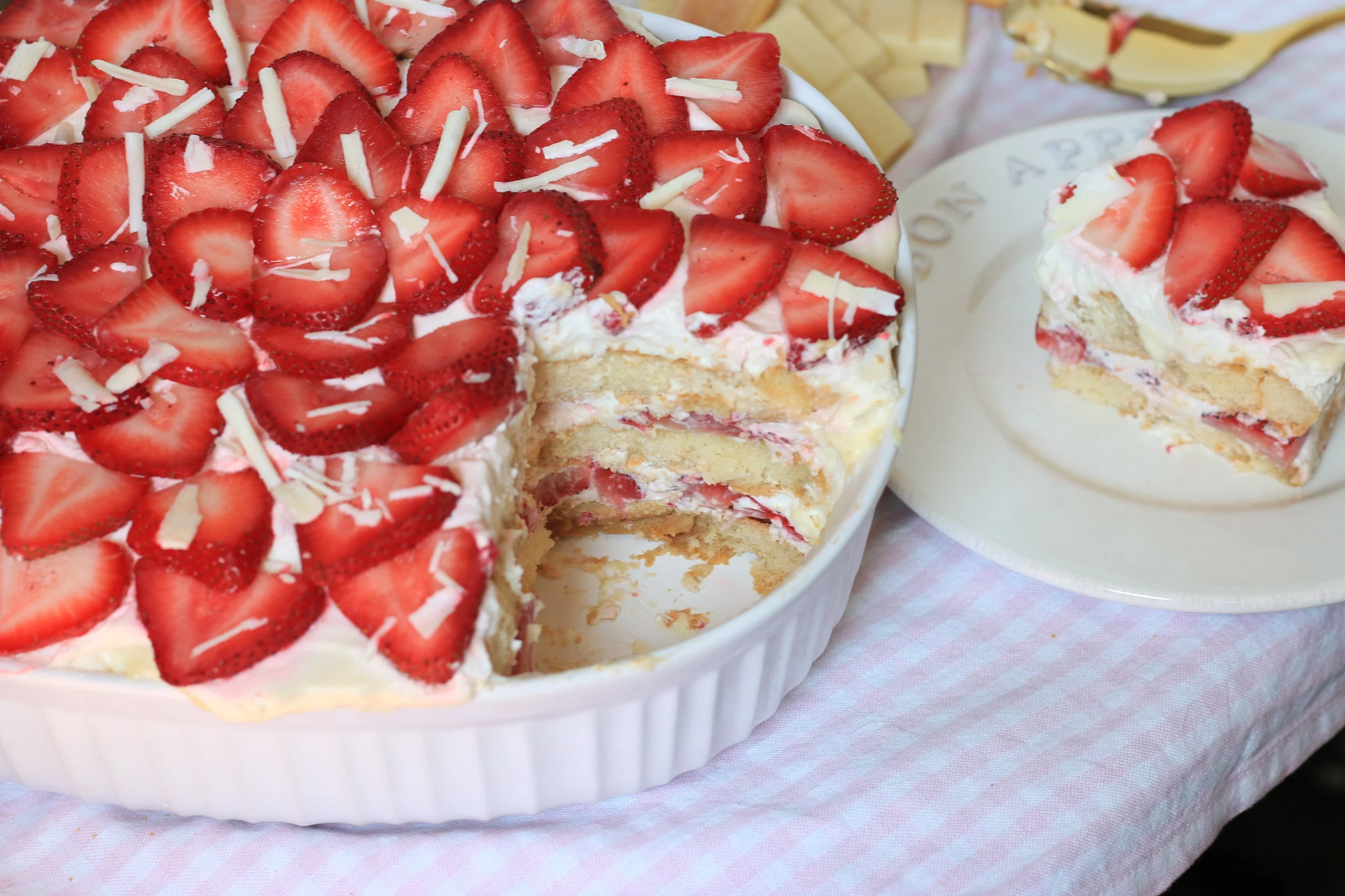 Strawberry White Chocolate Tiramisu