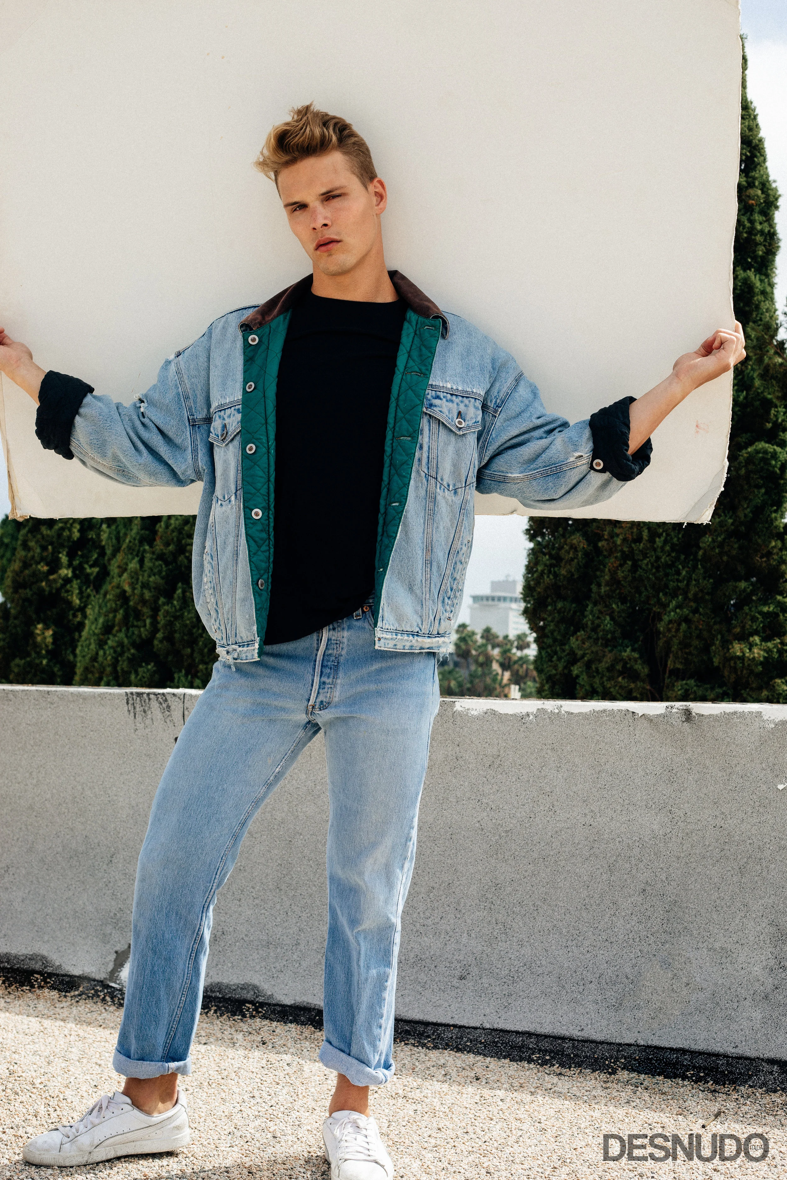 jeans LEVI’s , shirt UNIQLO , jacket VINTAGE LEVI’s SILVERTAB , shoes PUMA