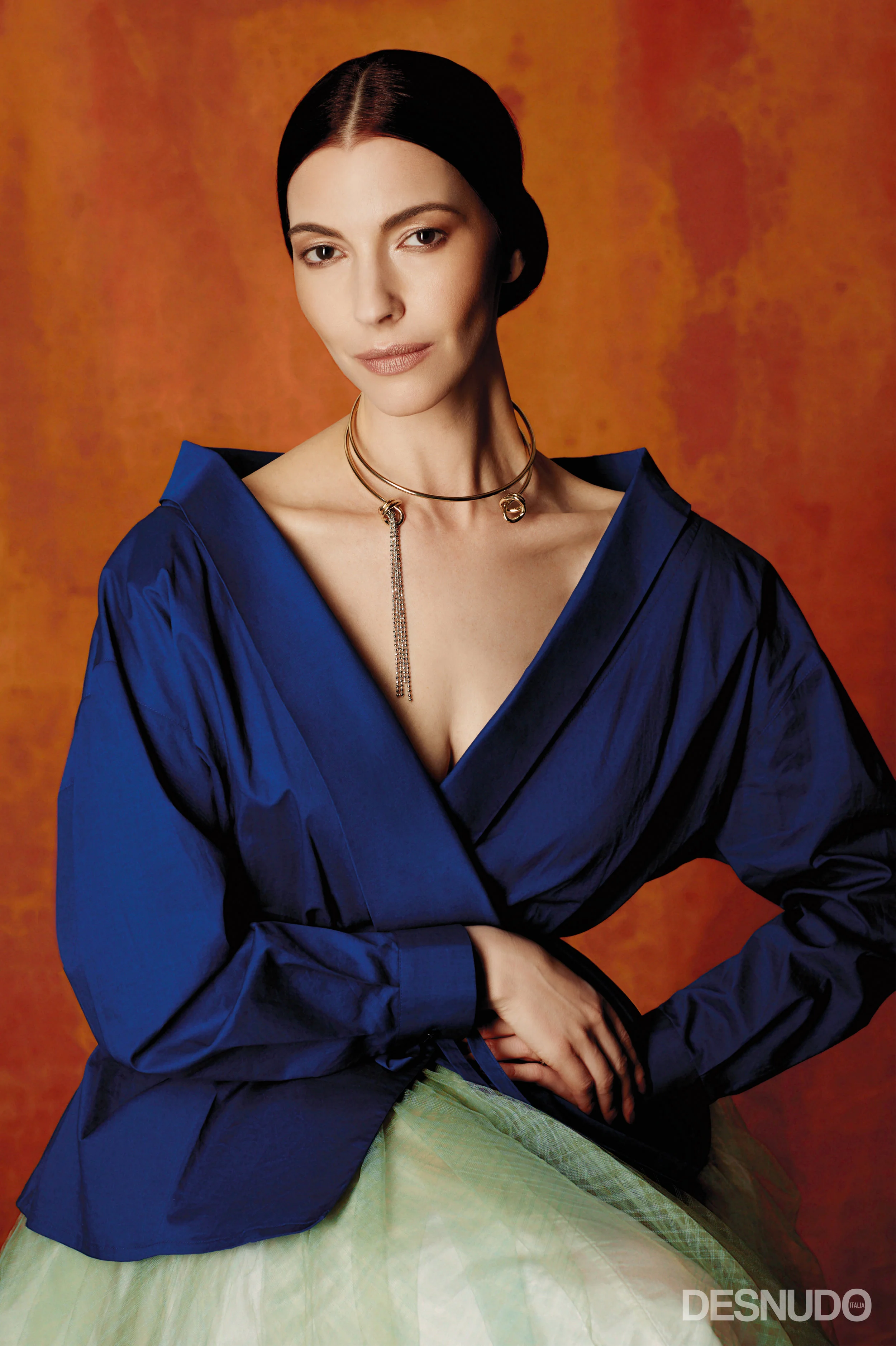 shirt STELLA JEAN , skirt MAISON LUIGI BORBONE , necklace GIULIA MANCINELLI BONAFACCIA
