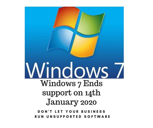 Nine Months left for Windows 7. Get in before tax time and Upgrade to Windows 10. If already on Windows 7. You are entitled to Upgrade to Windows 10 just the cost of the reload. Call Trusted PC Solutions. 40381323 😃