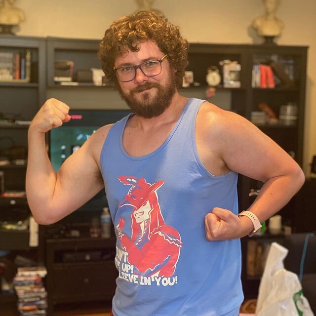 Client shout out to Hunter (@icecreamonahotdog) for killing his zoom workouts during quarantine! Even being at home, he had been able to gain strength and size. Thanks for being an awesome client Hunter! .
.
.
.
.
#onlinetrainer #zoomworkouts #workou